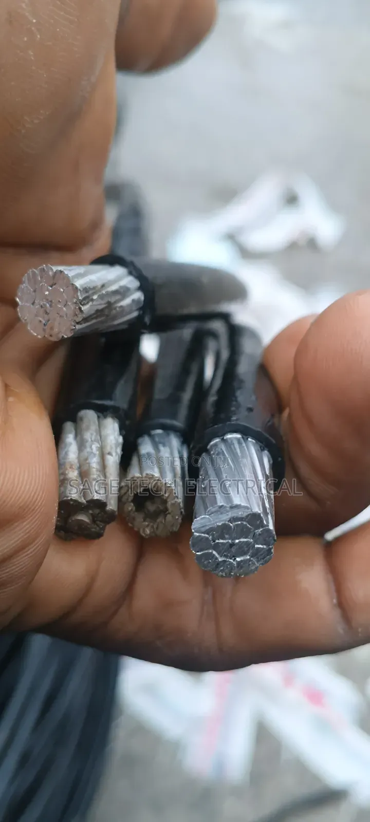 70mm 4core Recline Aluminum Cable All Black