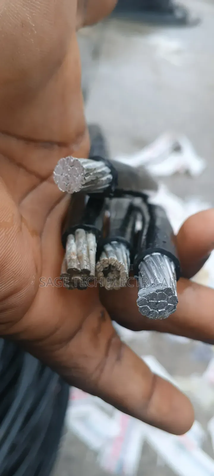 70mm 4core Recline Aluminum Cable All Black