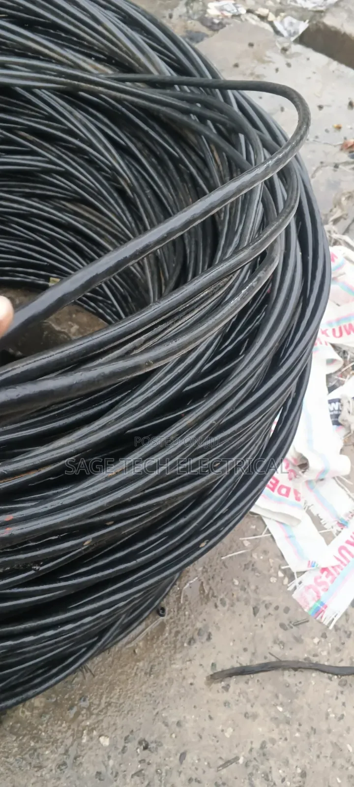 70mm 4core Recline Aluminum Cable All Black