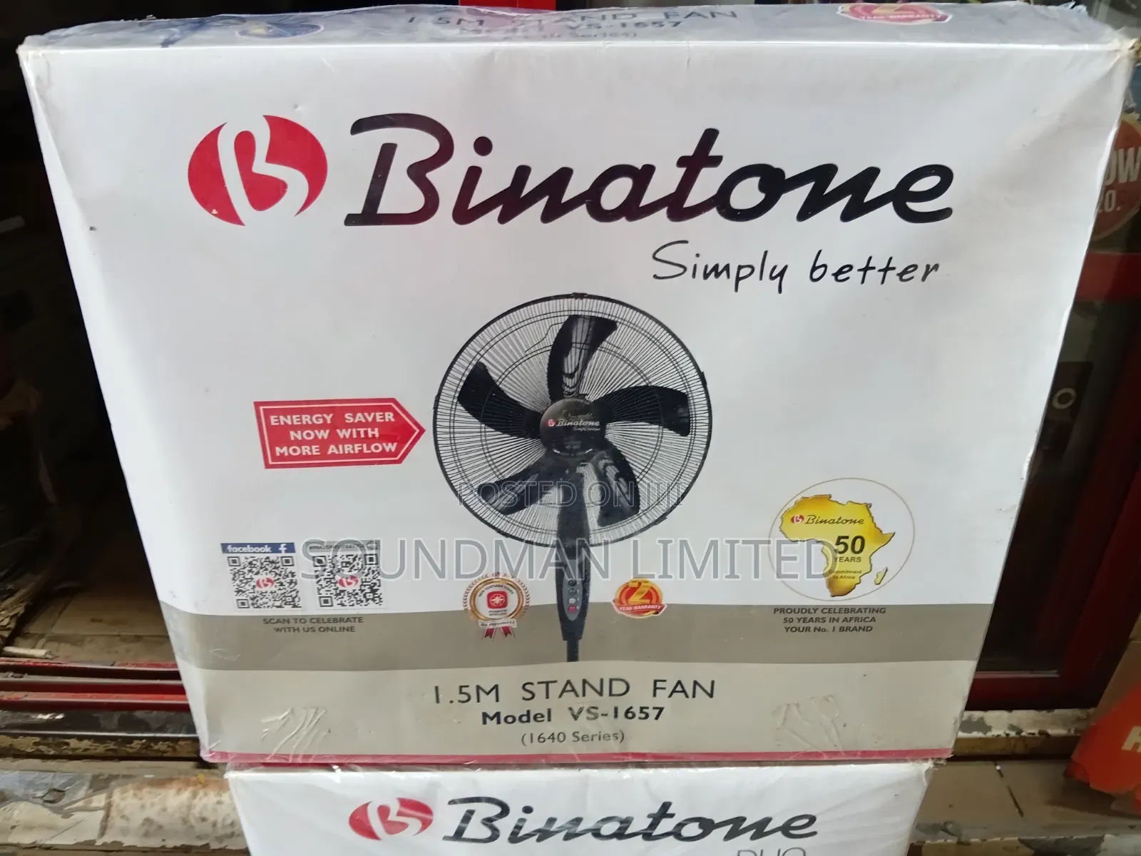 Binatone Standing Fan vs-1657 (1640 Series)