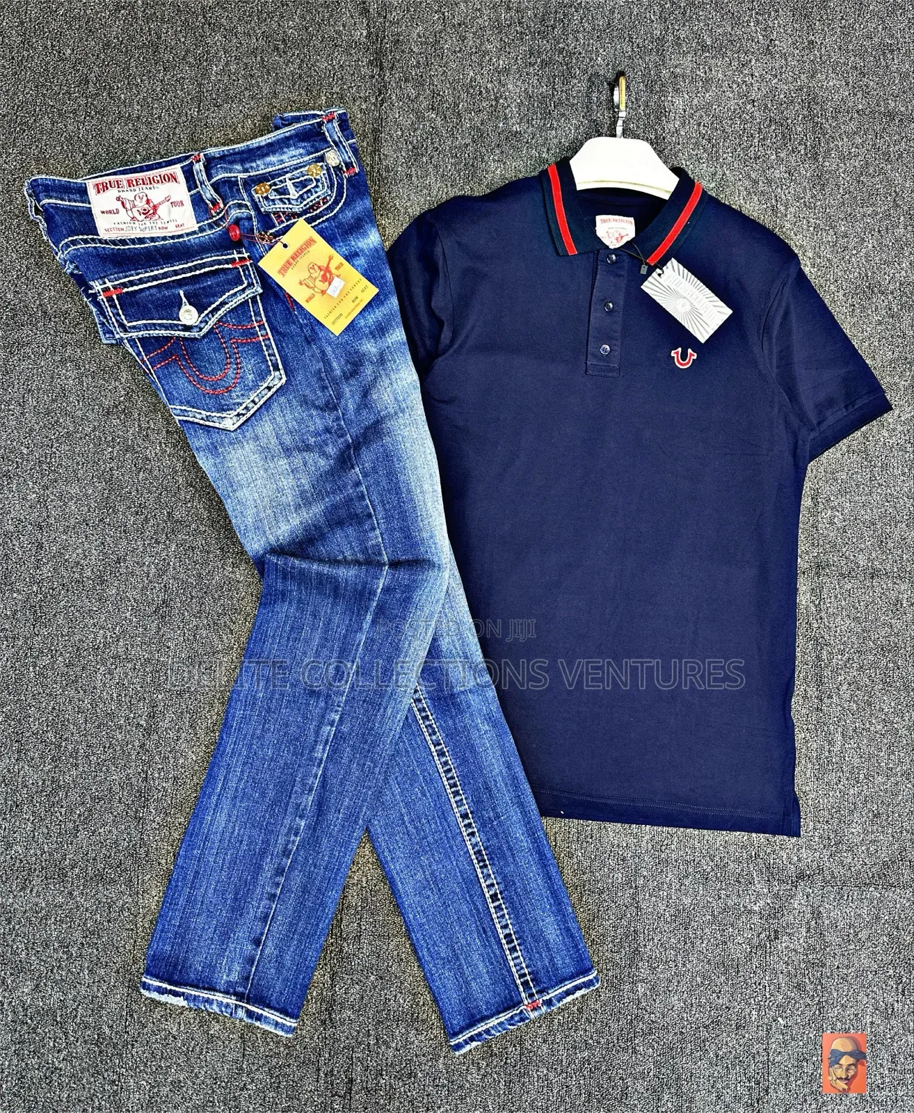 *Best Quality American Sourced True Religion Jean-Polo Combo