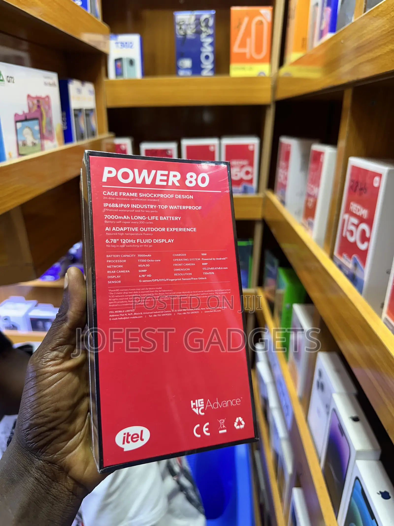 New Itel A100C 128 GB Blue