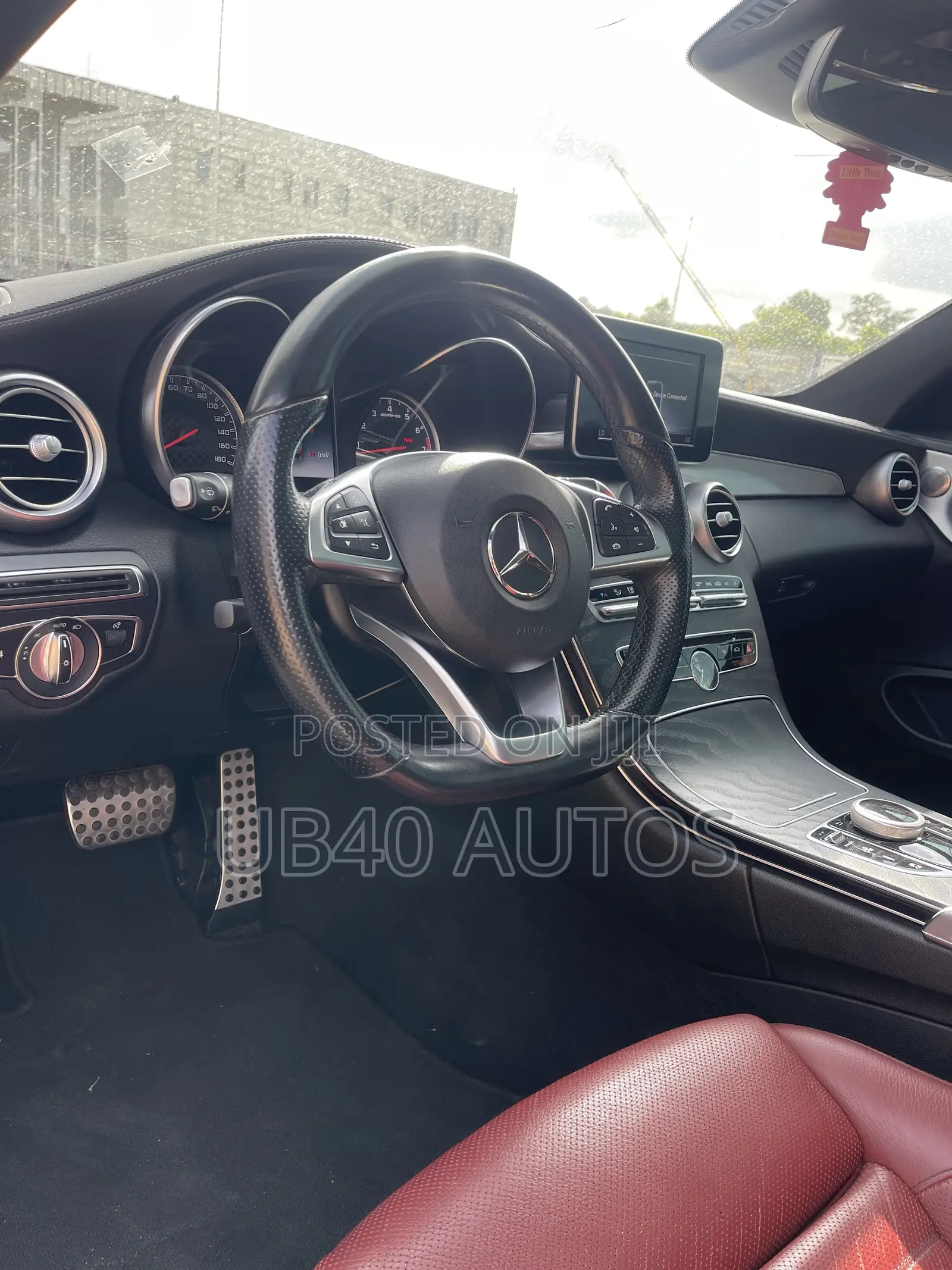 Mercedes-Benz C43 4Matic Coupe AWD (3.0L V6 9AM) 2018 White