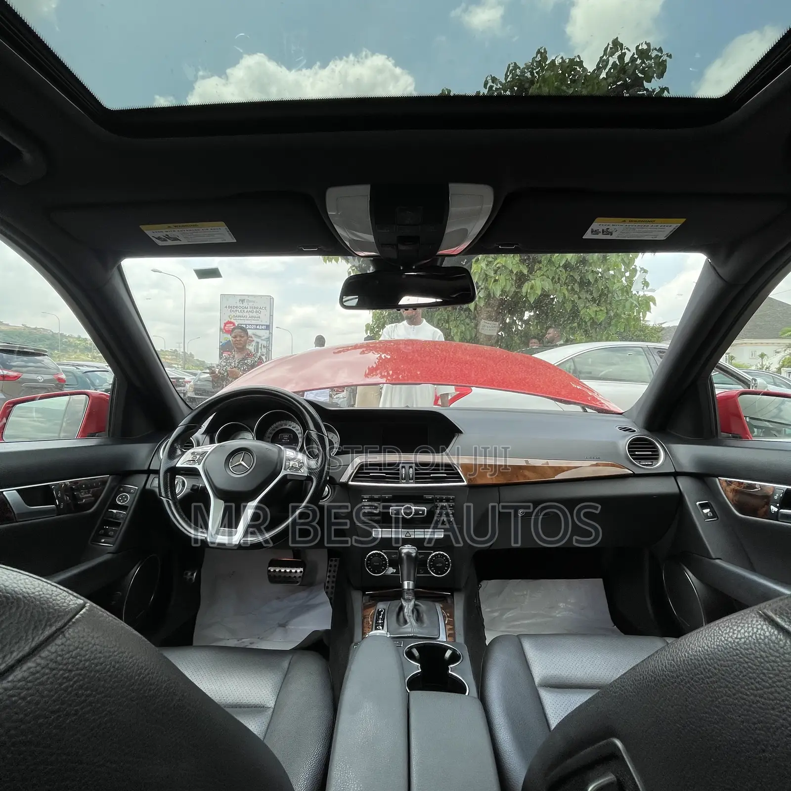 Mercedes-Benz C300 Luxury 4Matic Sedan AWD (3.5L 6cyl 7A) 2013 Red