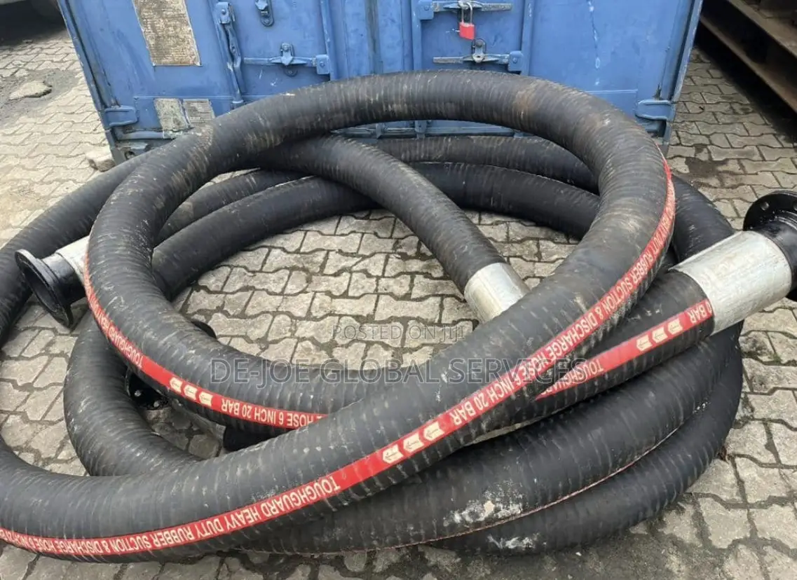 Toughguard 6-Inch Heavy Duty Rubber Suction Discharge Hose 20 Bar