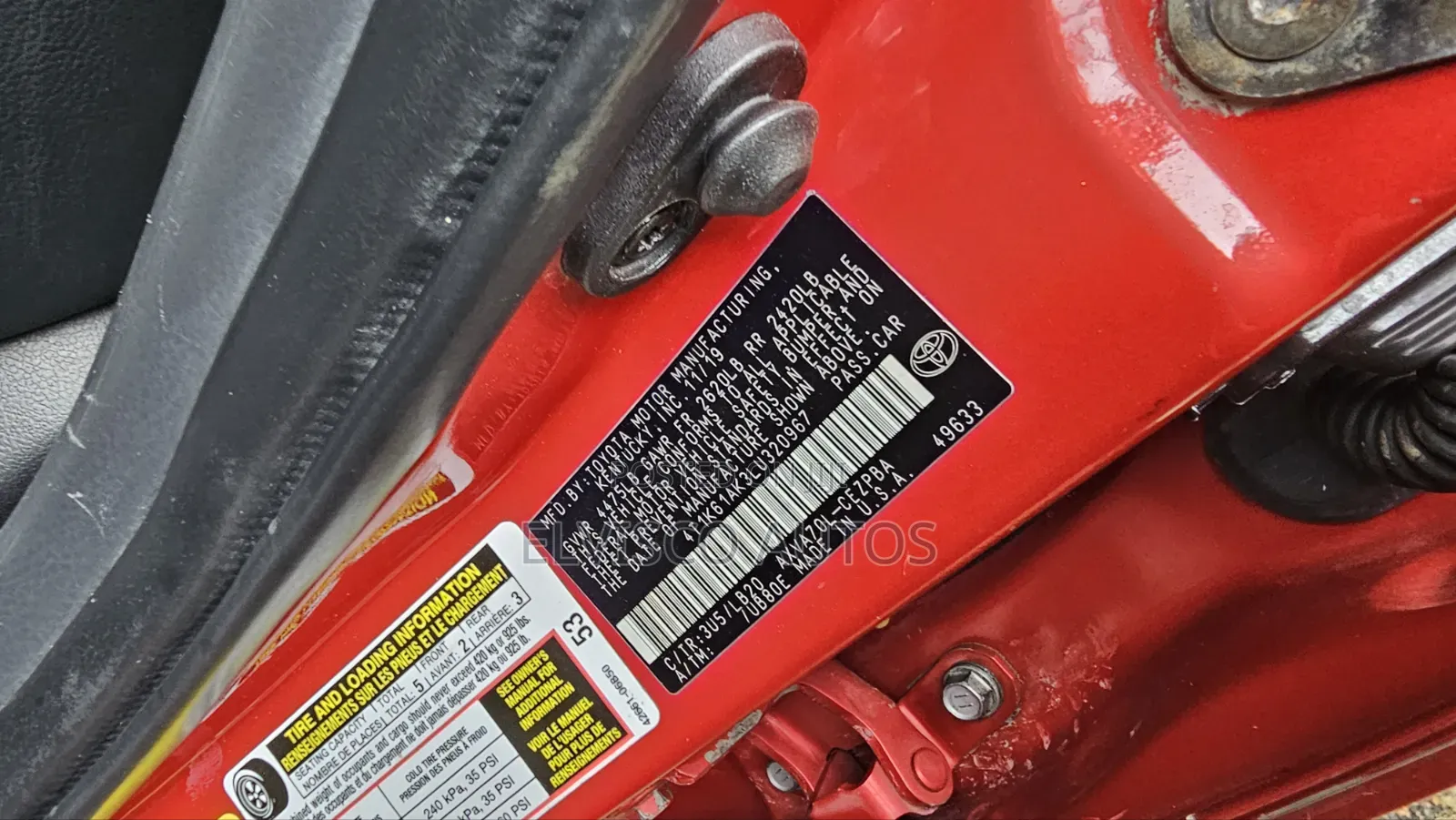 Toyota Highlander 2020 Red
