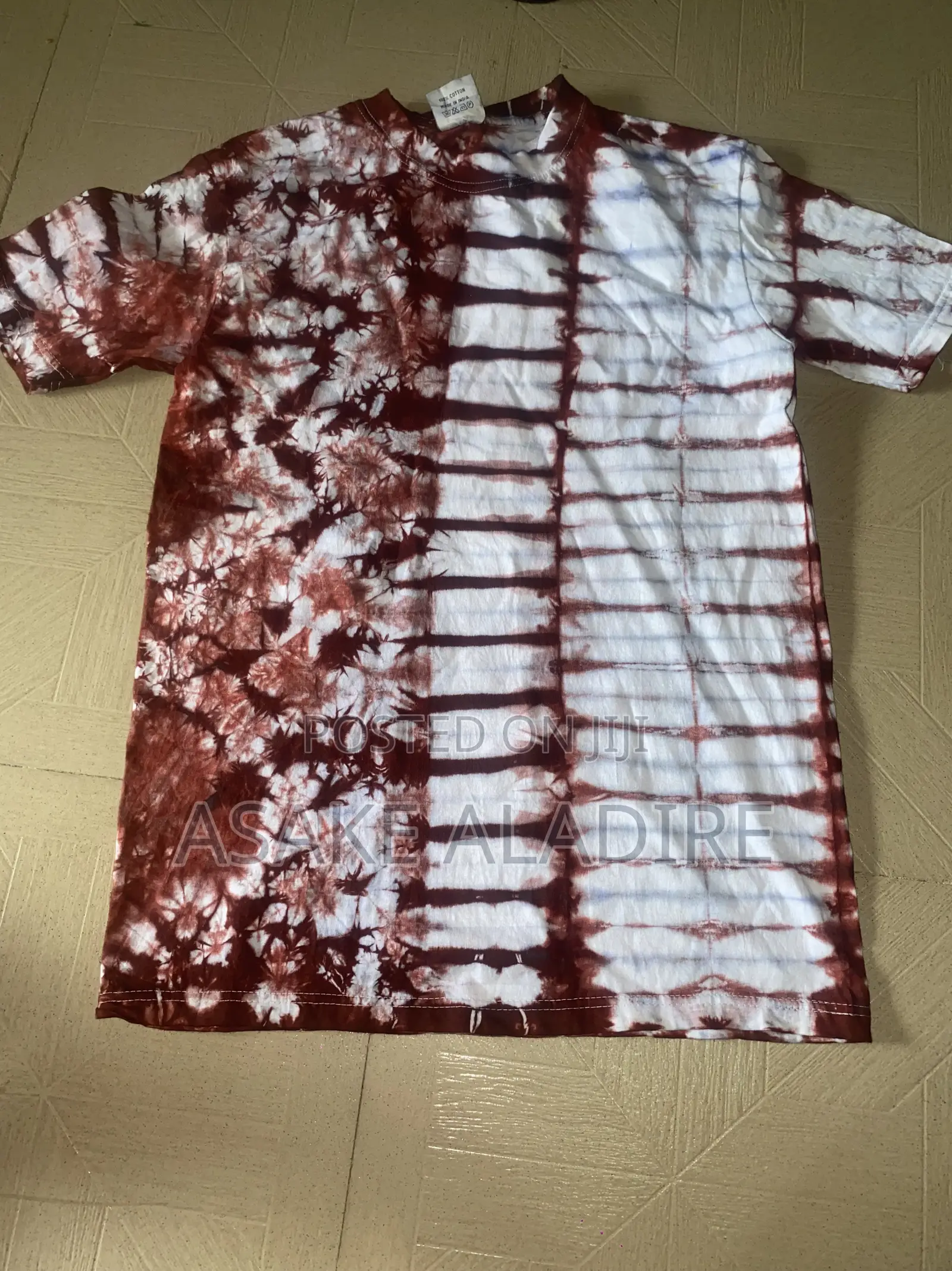 Adire Tie Dye Round Neck