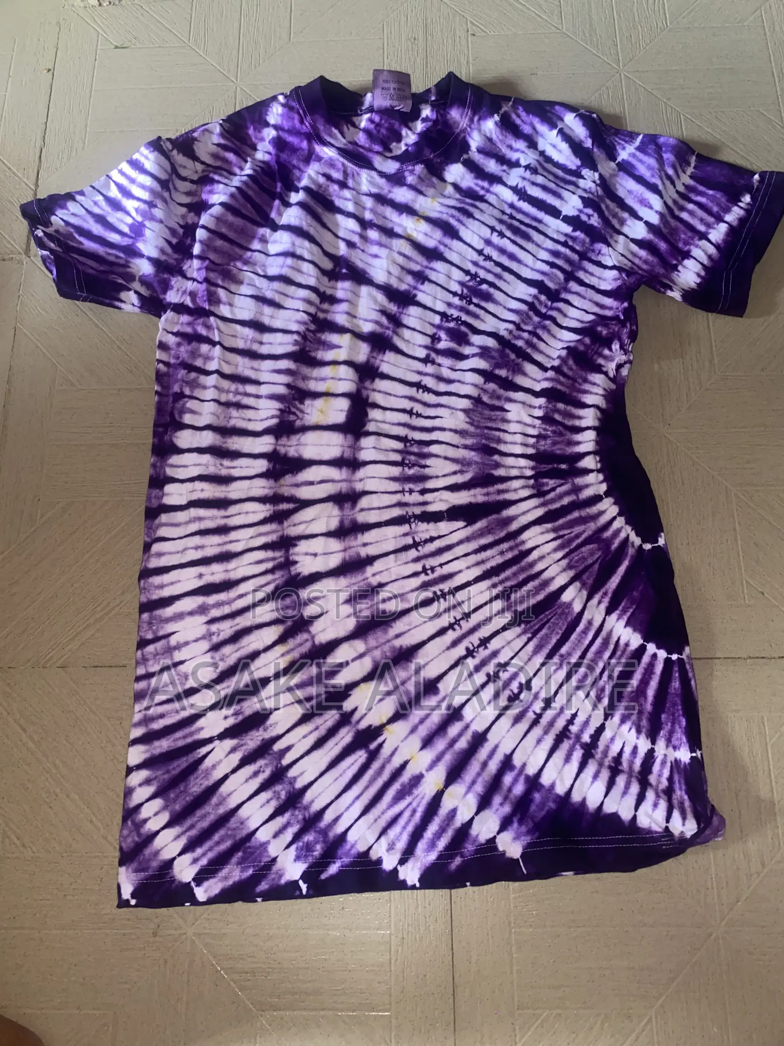 Adire Tie Dye Round Neck