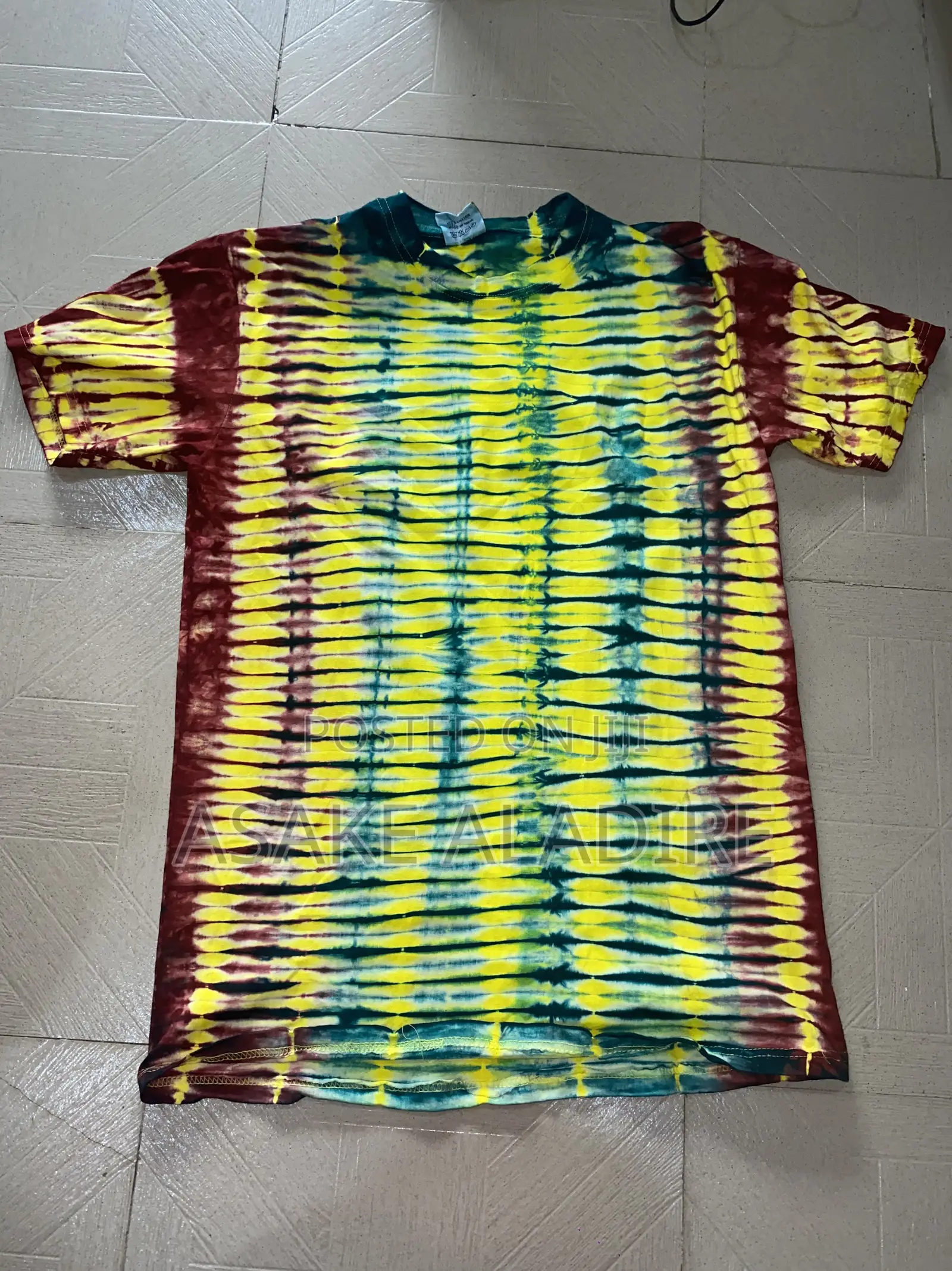 Adire Tie Dye Round Neck
