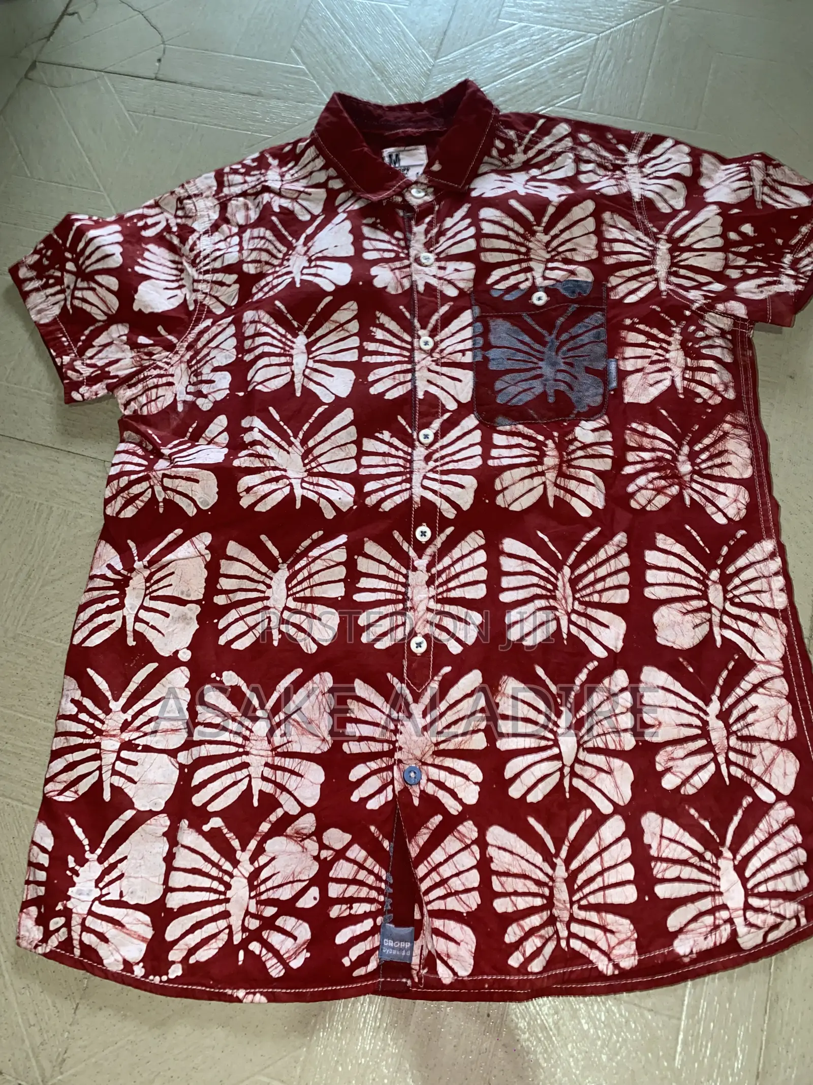 Adire Shirt Batik Design