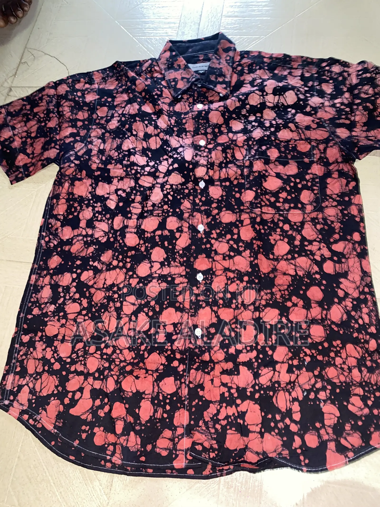 Adire Shirt Batik Design
