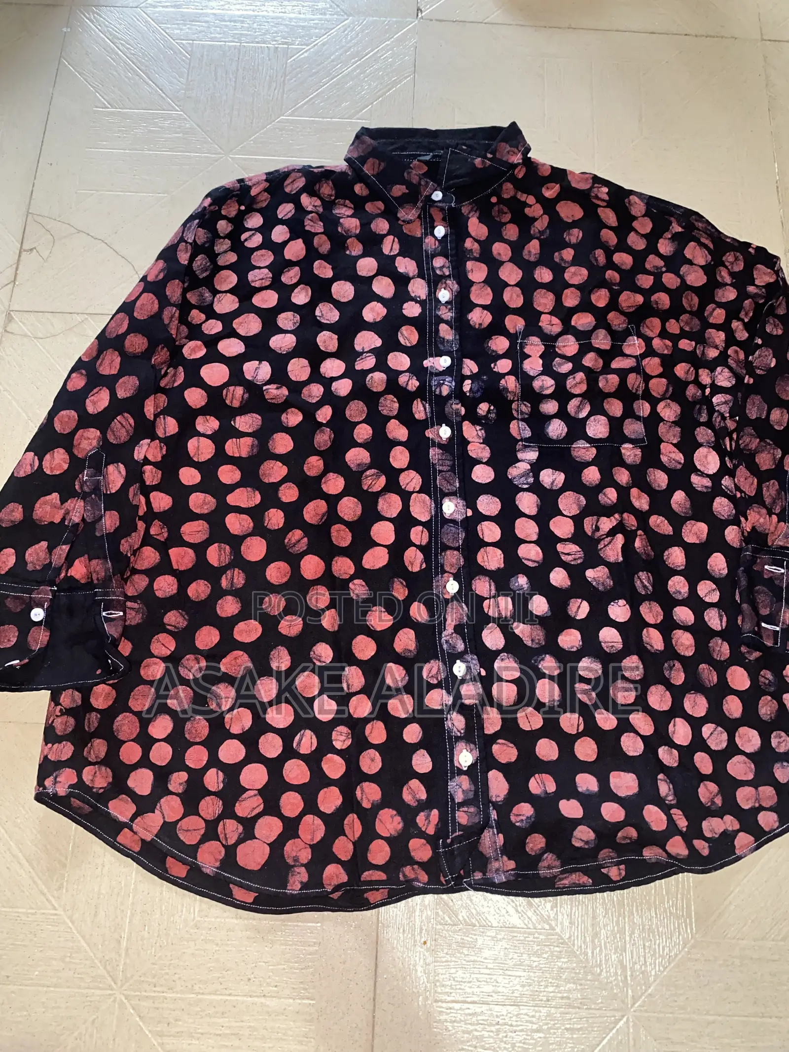 Adire Shirt Batik Design