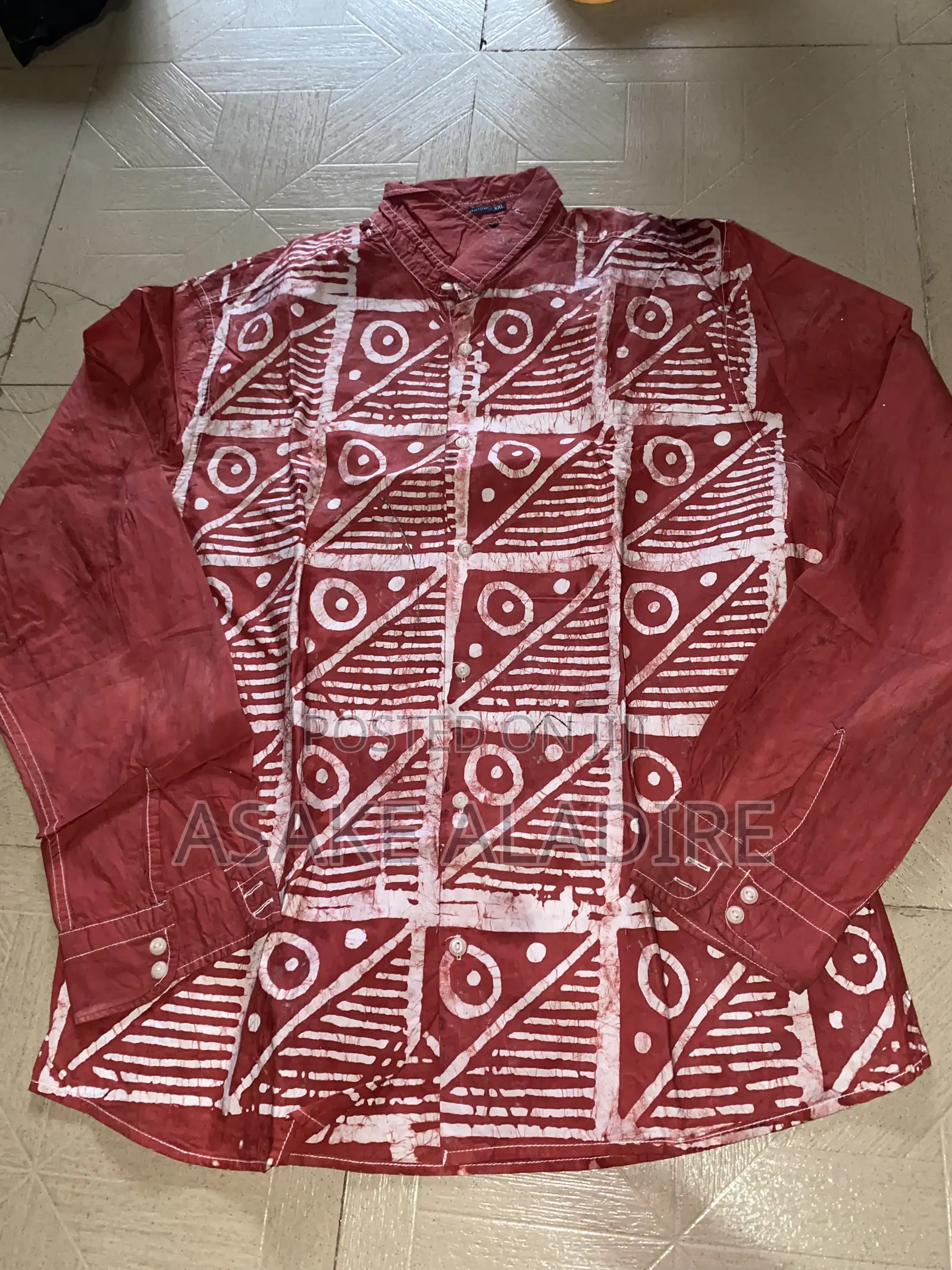 Adire Shirt Batik Design