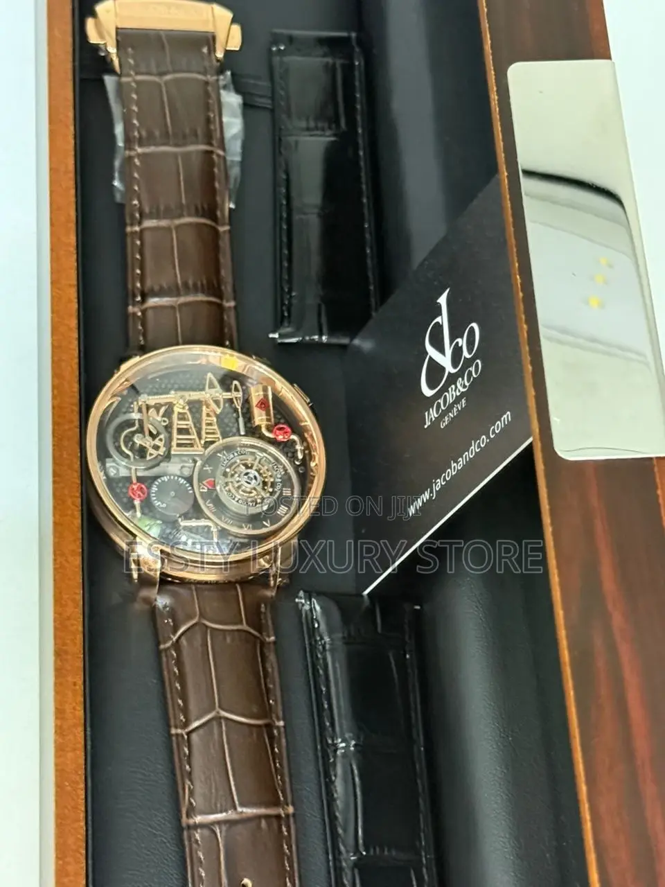 High Quality Luxury Jacob Co. Oil Pump Tourbillon Watch