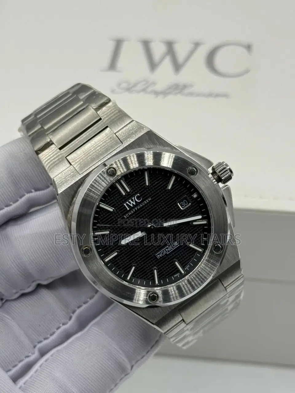 Iwc Schaffhausen Quality Luxury Men Chain Wristwatch