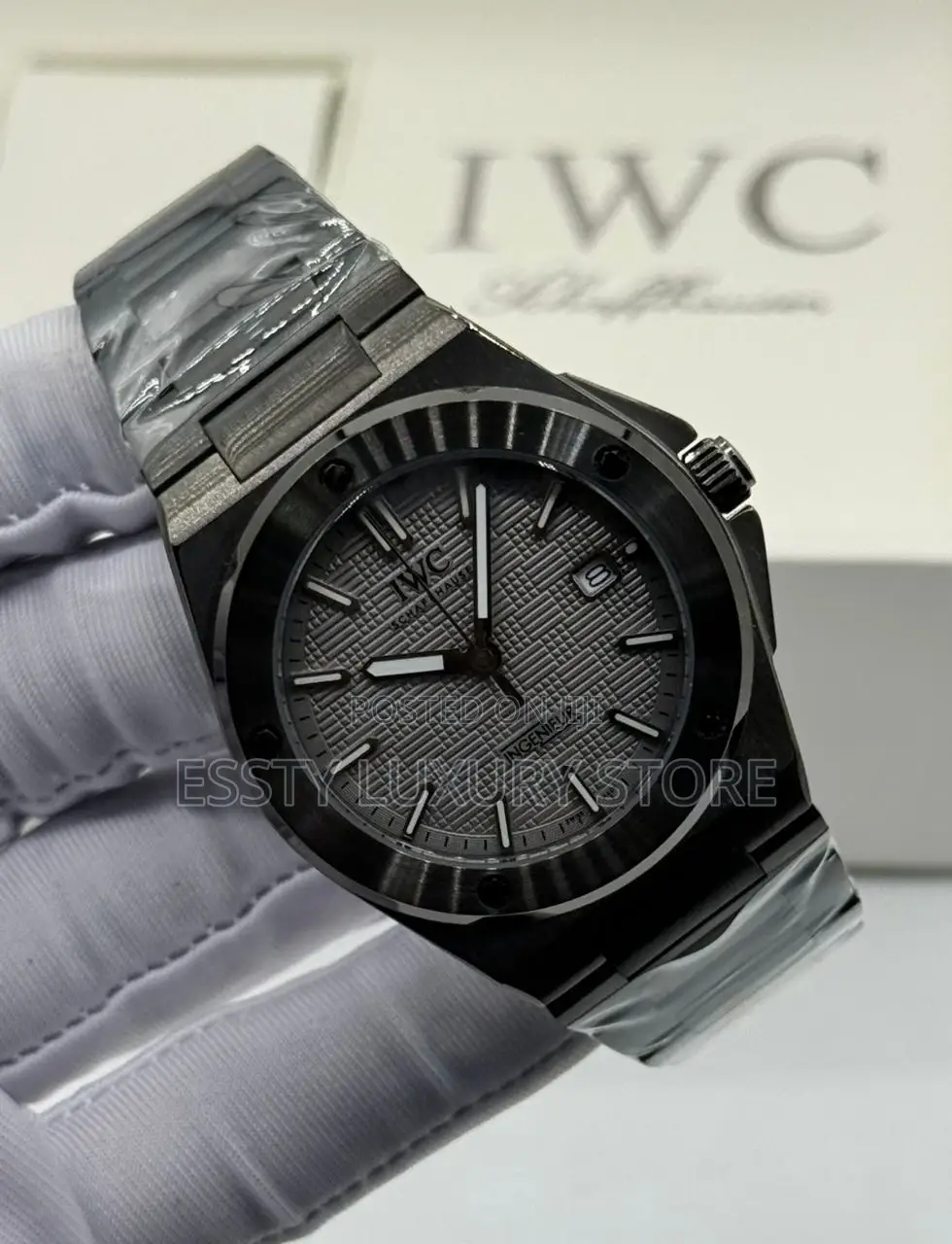 Iwc Schaffhausen Quality Luxury Men Chain Wristwatch