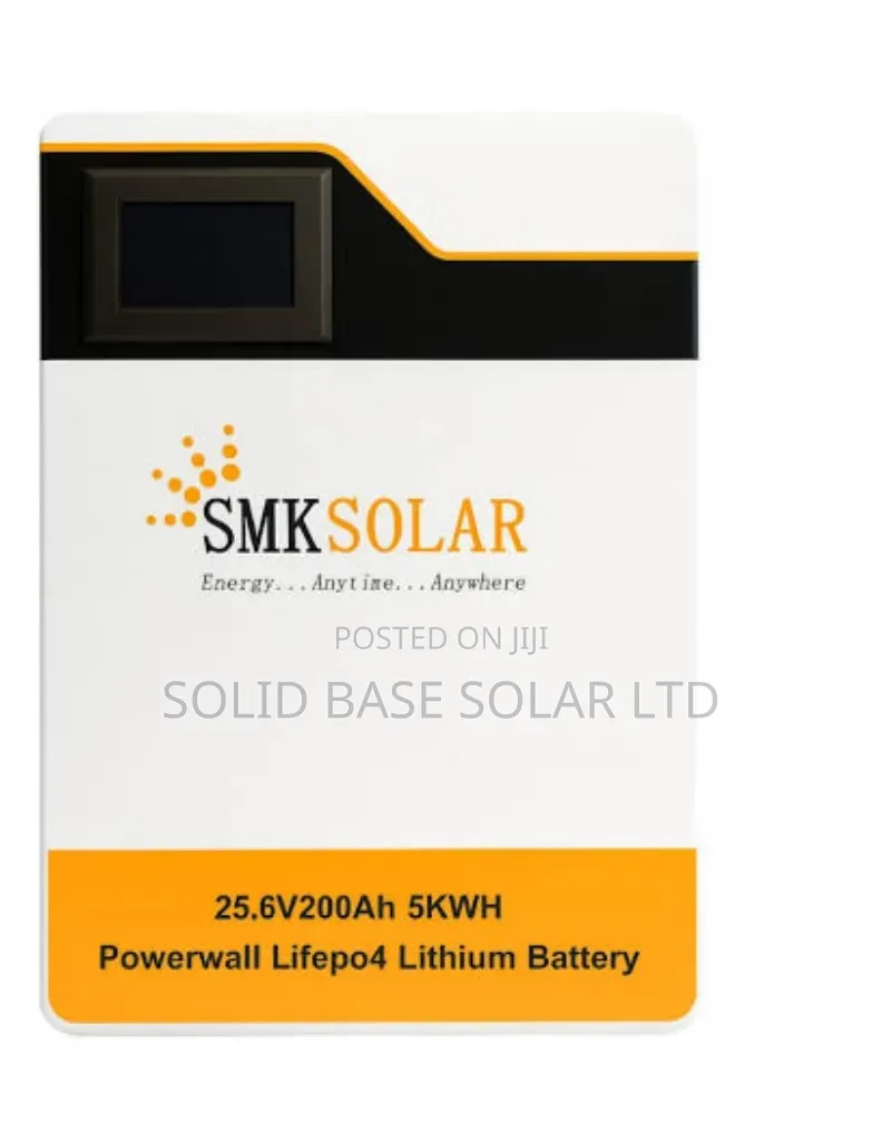 SMK Solar 5kwh 25.6v Lithium Battery Lifepo4