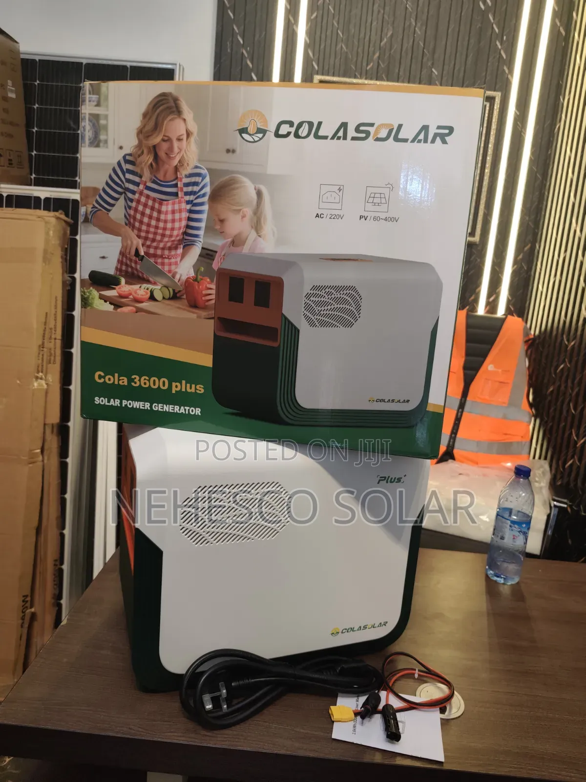 Premium Portable Solar Generator With 2200w Pure Sine Wave Output