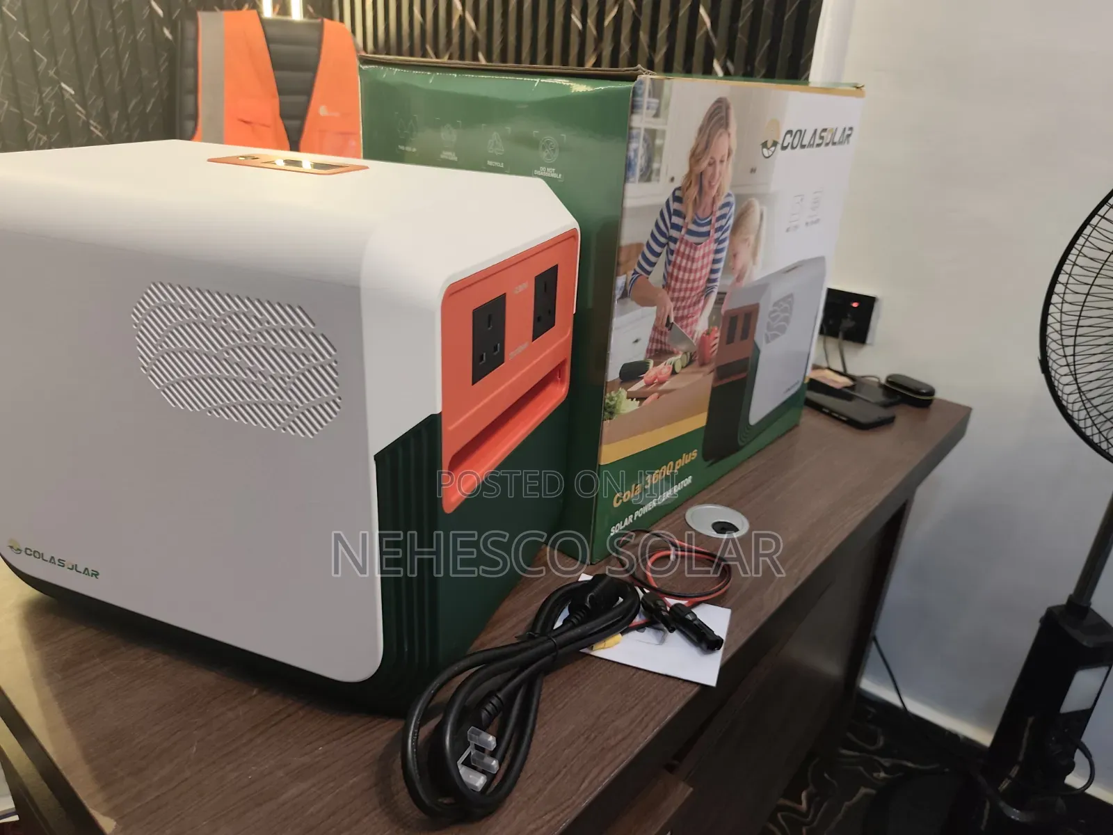 Premium Portable Solar Generator With 2200w Pure Sine Wave Output