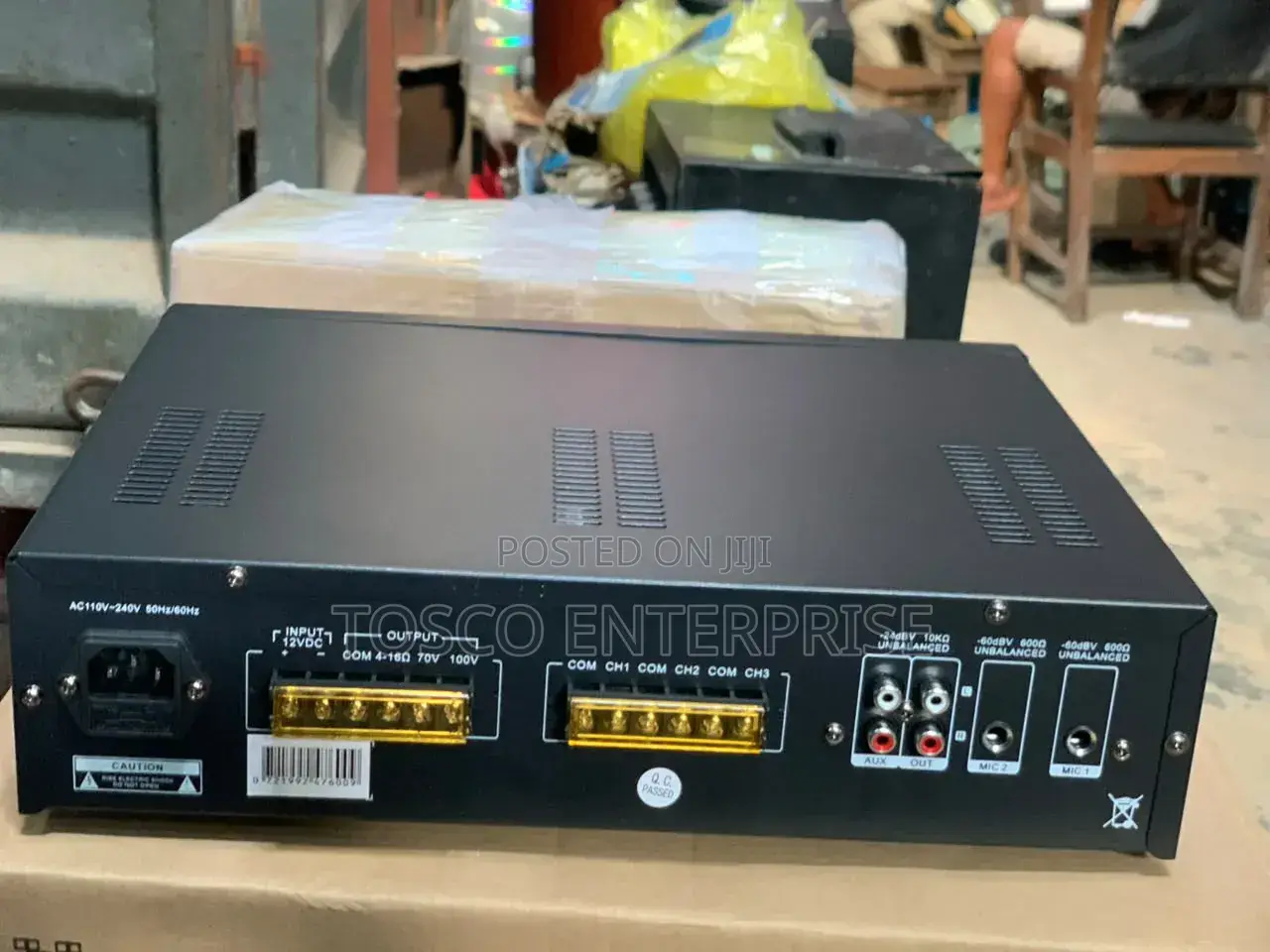 Dart Table Top Amplifier 60watts With 3 Channel Ohm's and Voltage Line