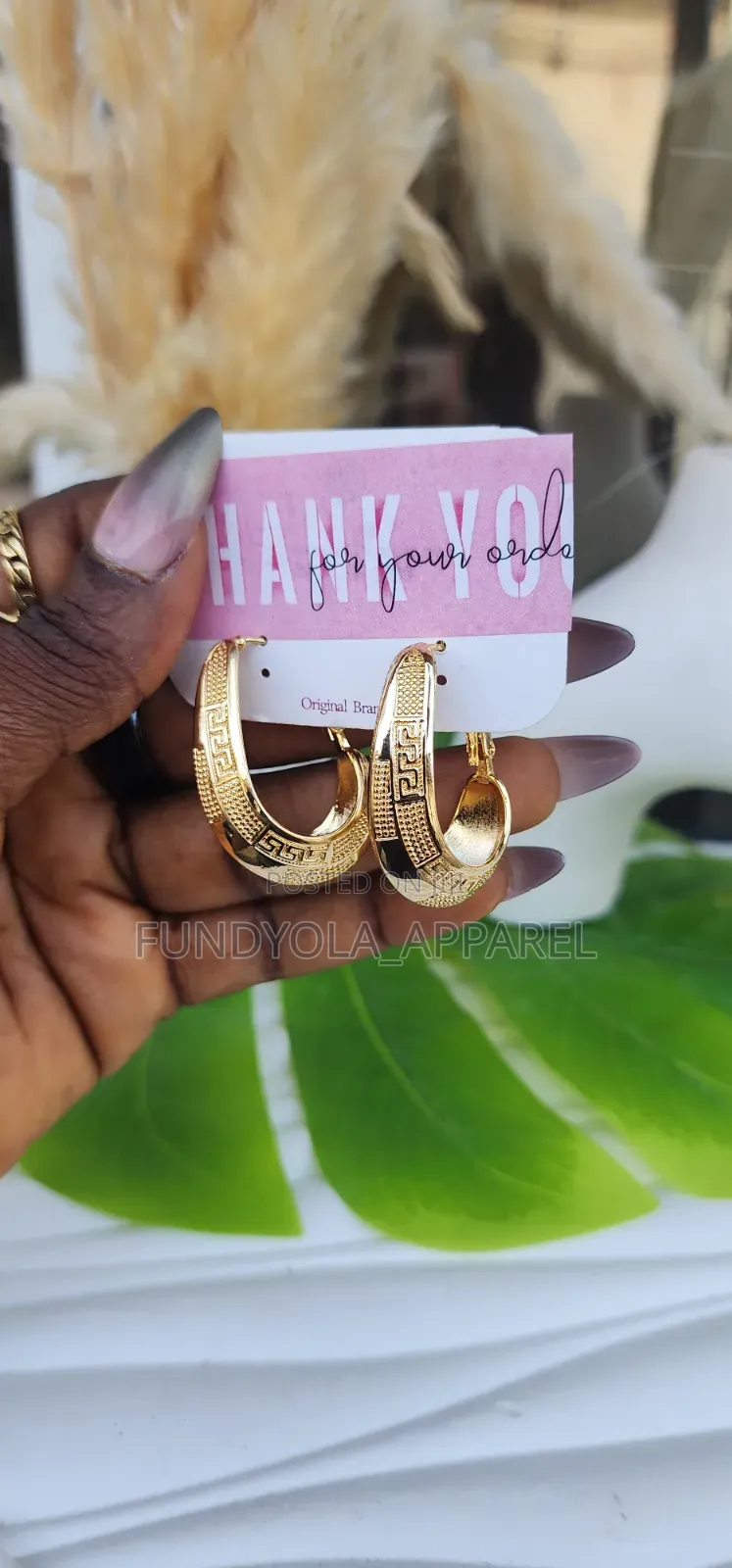 Hoop Chunky Earring