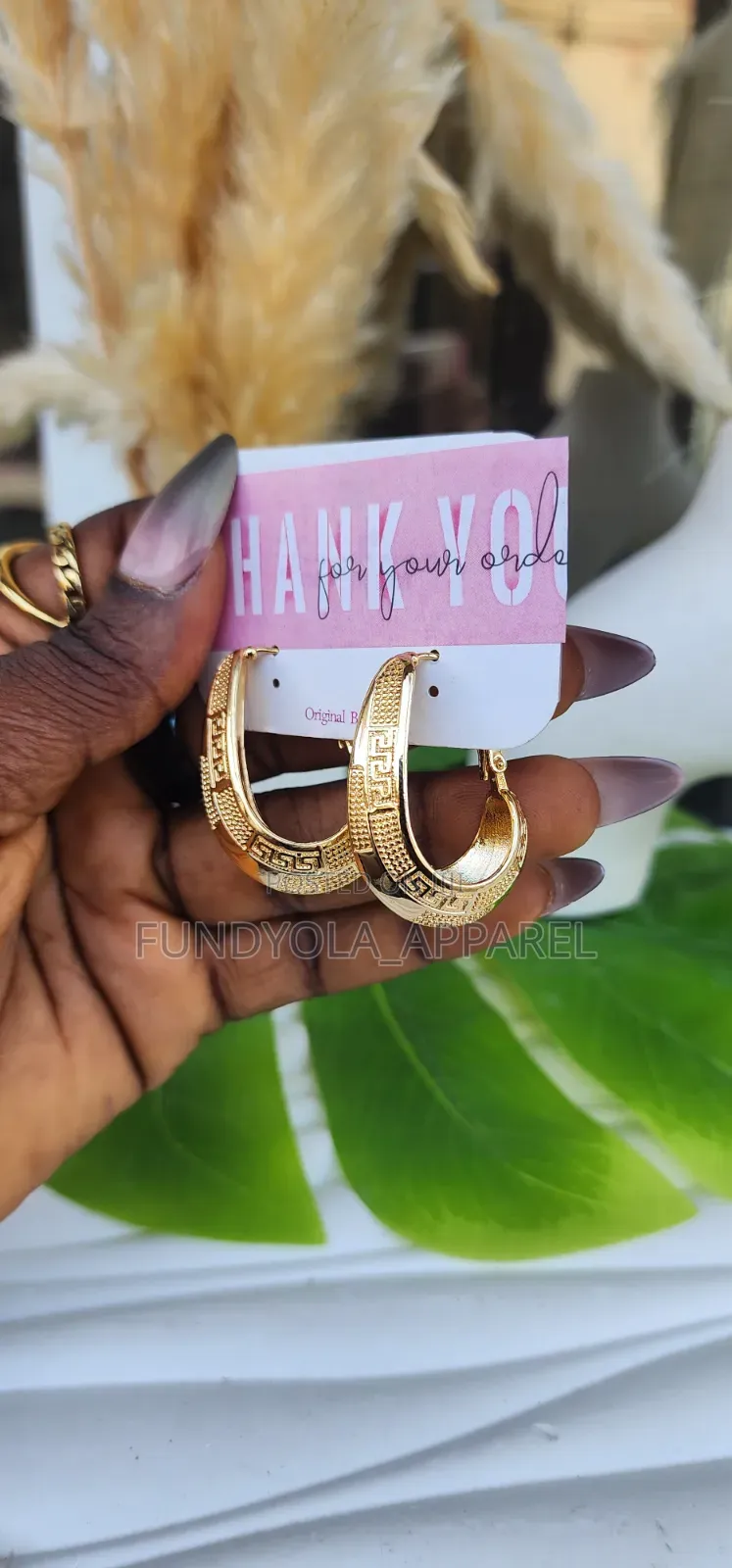 Hoop Chunky Earring