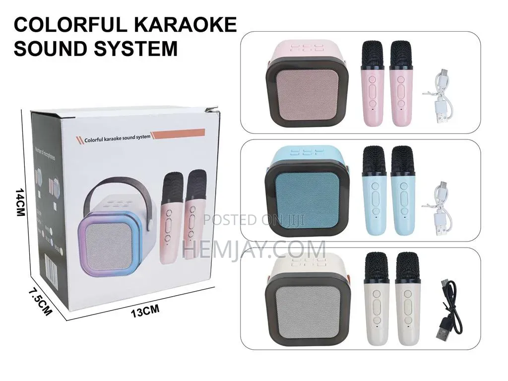 3in1 Colorful Bluetooth Mini Speaker With Dual Microphone