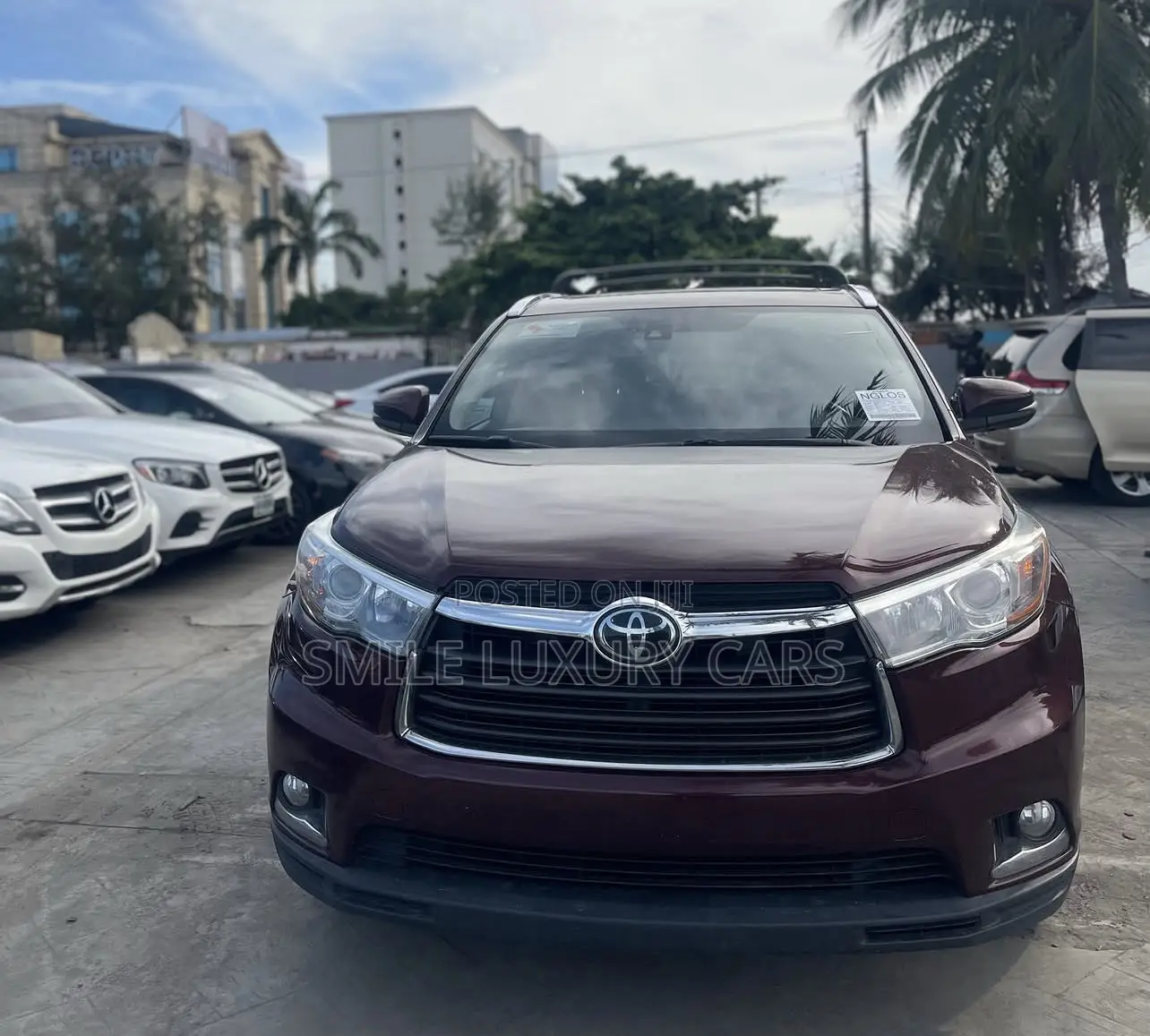 Toyota Highlander Limited V6 4x4 (3.5L 6cyl 6A) 2016 Burgundy