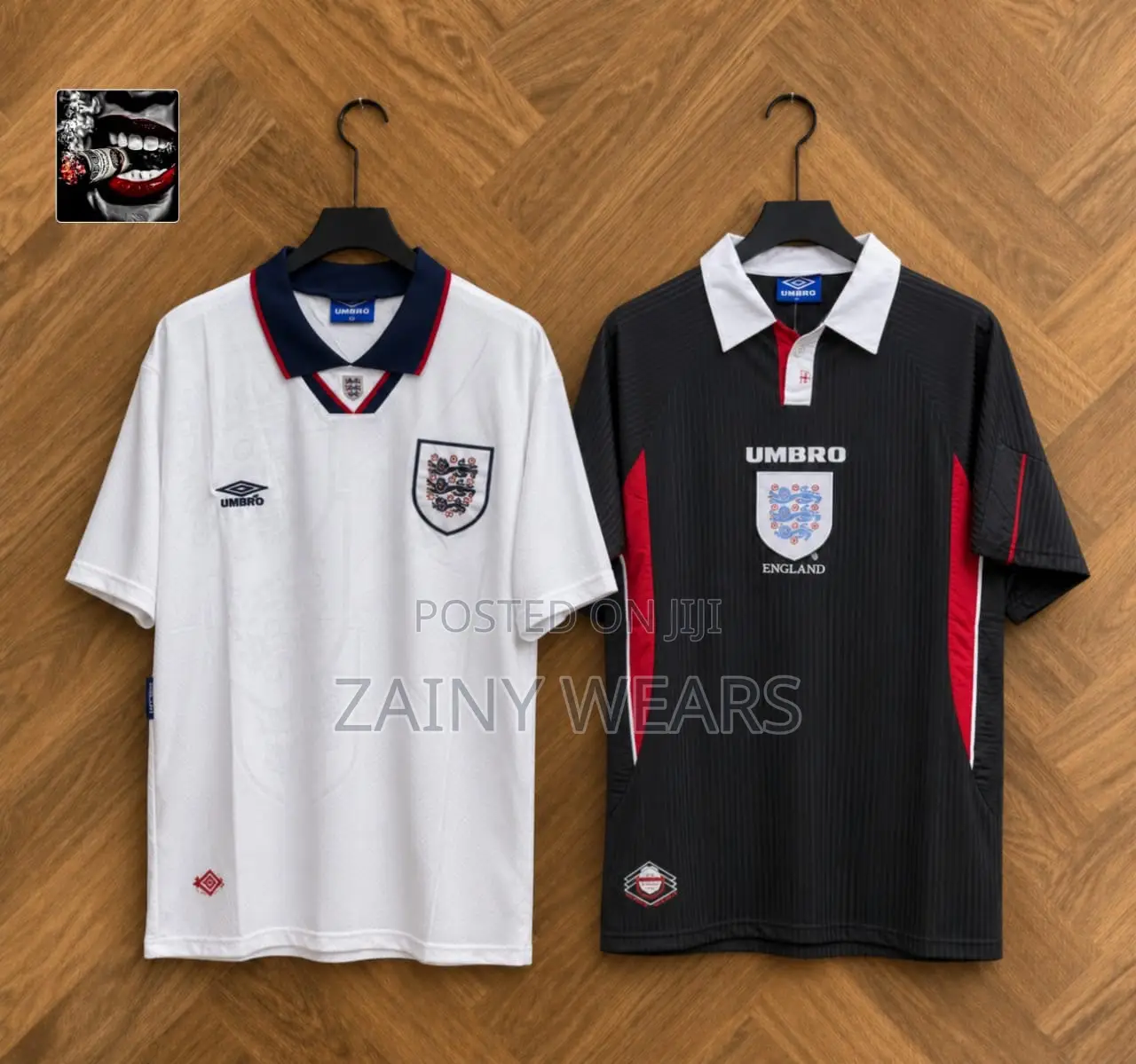 Retro Umbro England Jersey