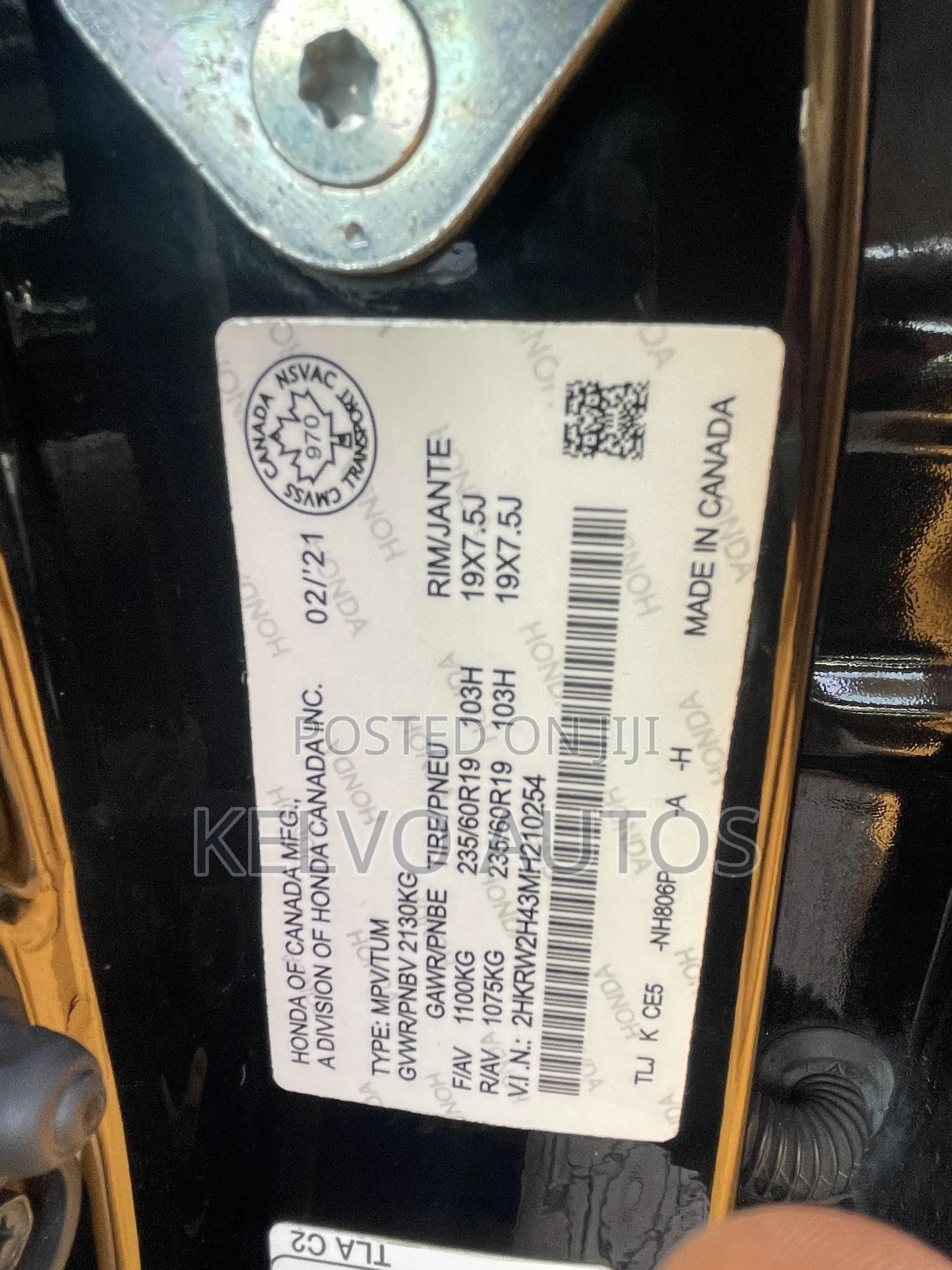 Honda CR-V 2021 Black