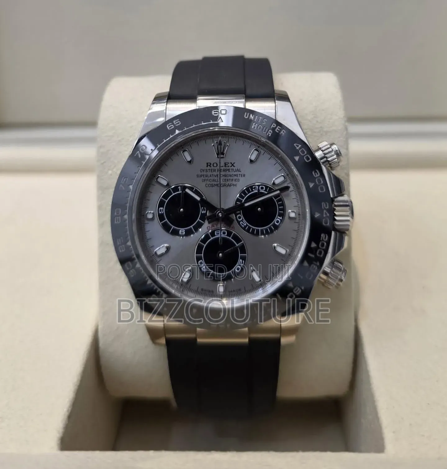 Super Clone Rolex Cosmograph Daytona Rubber Strap Watch in Store