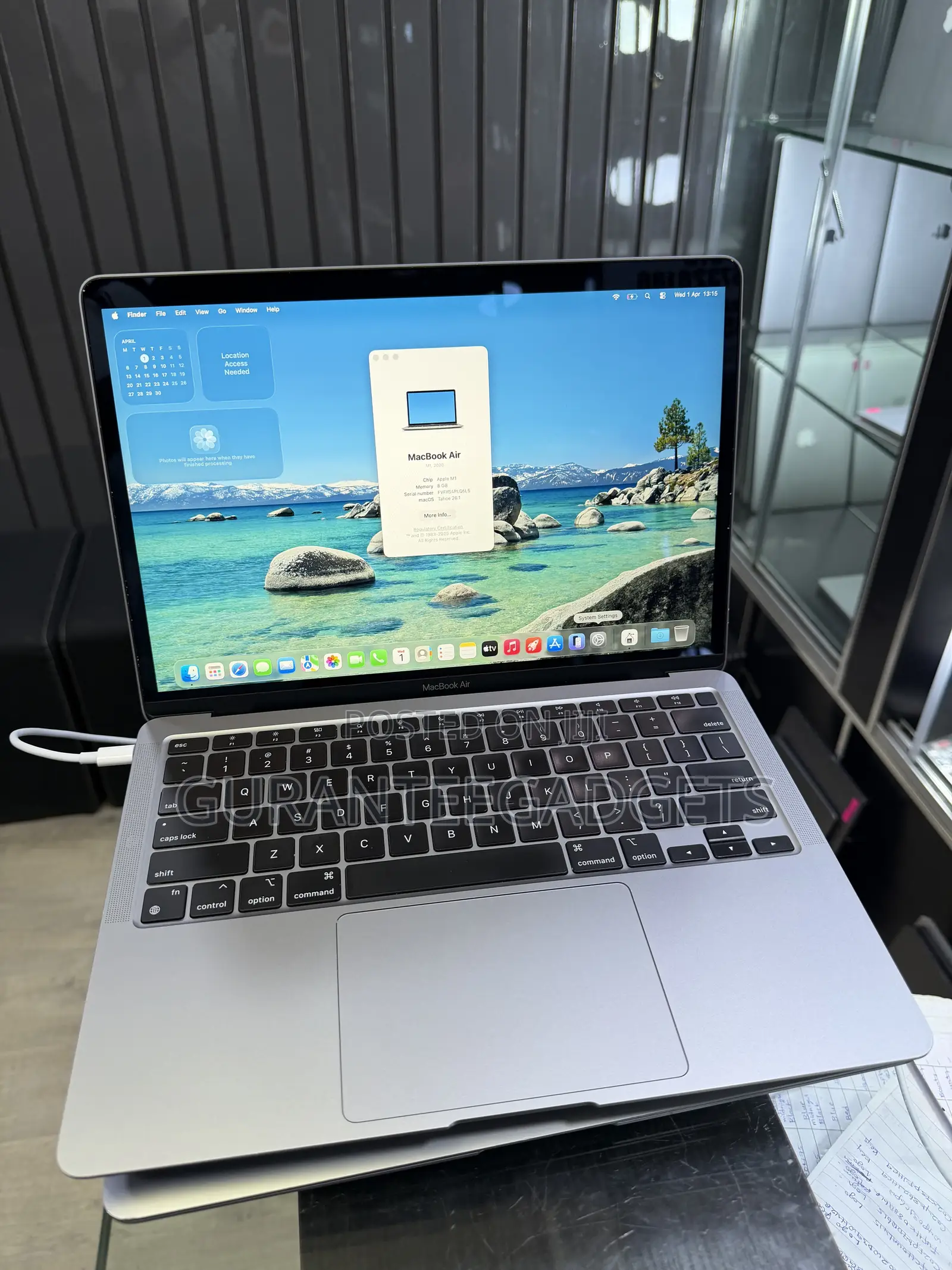 Laptop Apple MacBook Air 2020 M1 8GB Apple M1 SSD 256GB