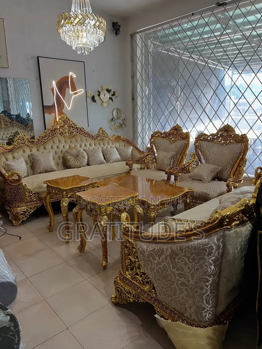 Egyptian Royal Sofa Sets by 7 Seaters