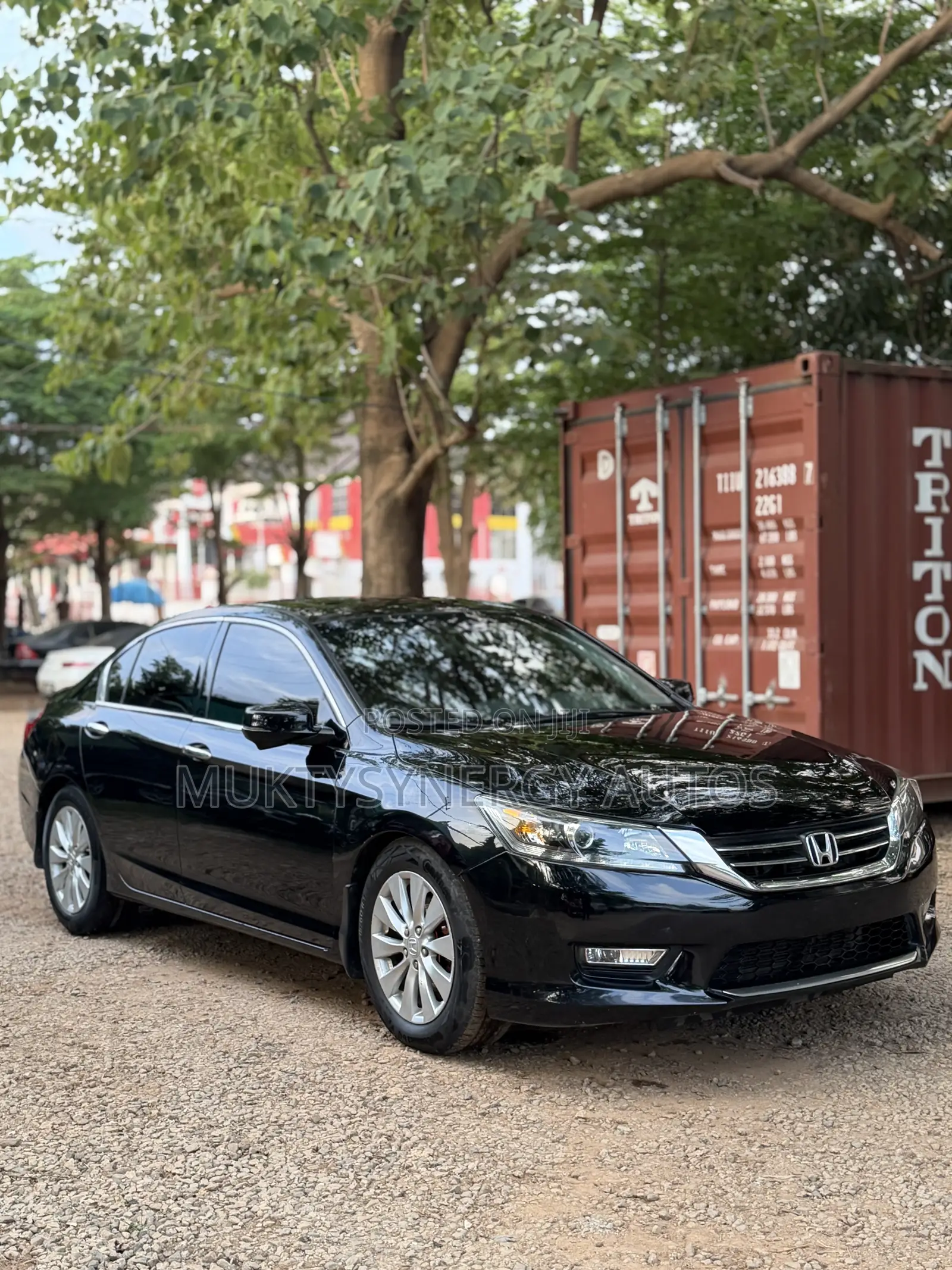 Honda Accord EX-L V-6 4dr Sedan w/Navigation (3.5L 6cyl 6A) 2014 Black