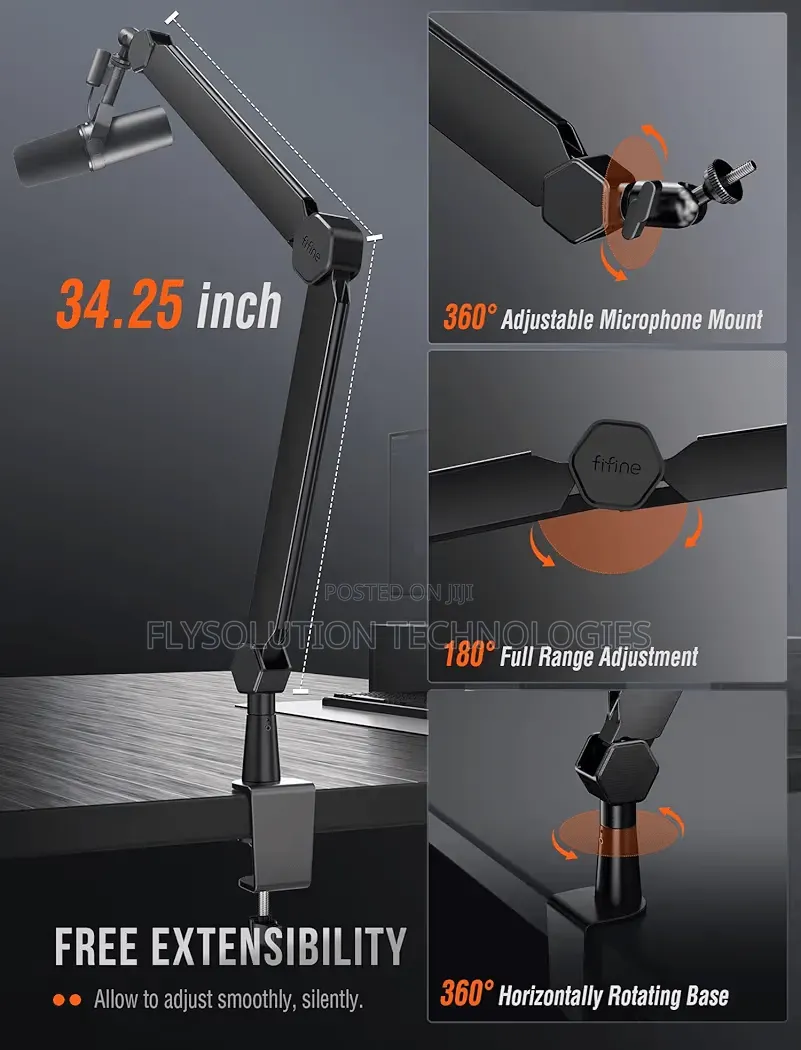 Fifine Bm66 Premium Boom Arm Stand