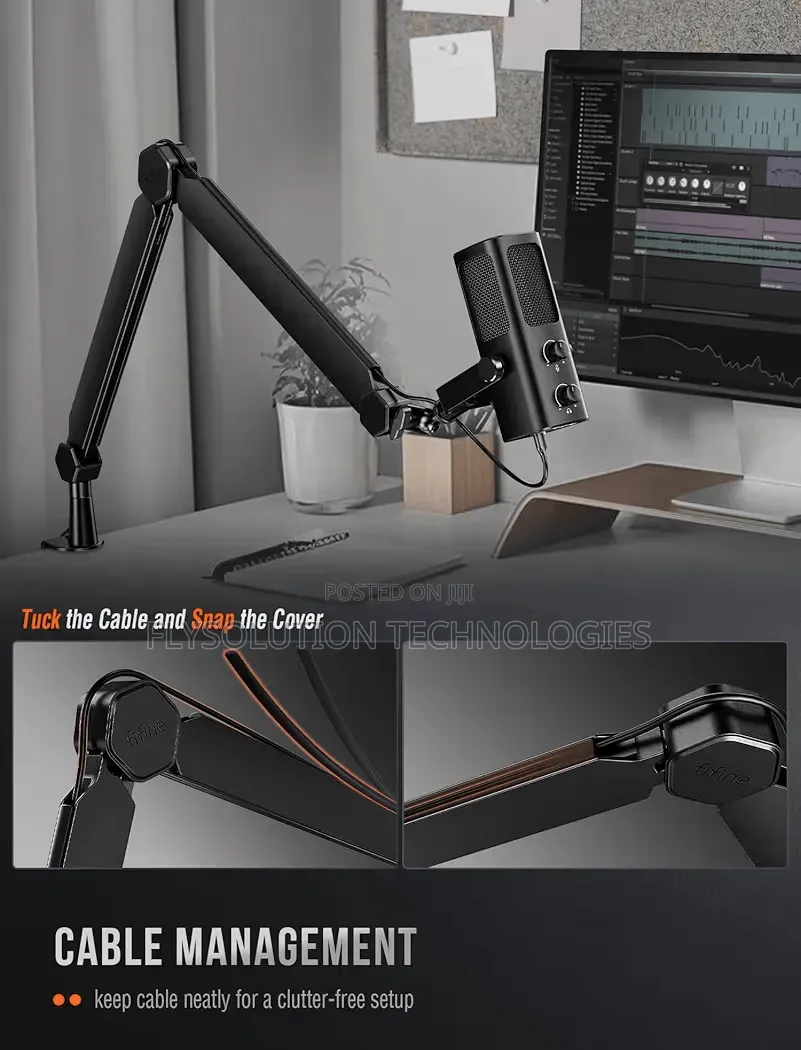 Fifine Bm66 Premium Boom Arm Stand