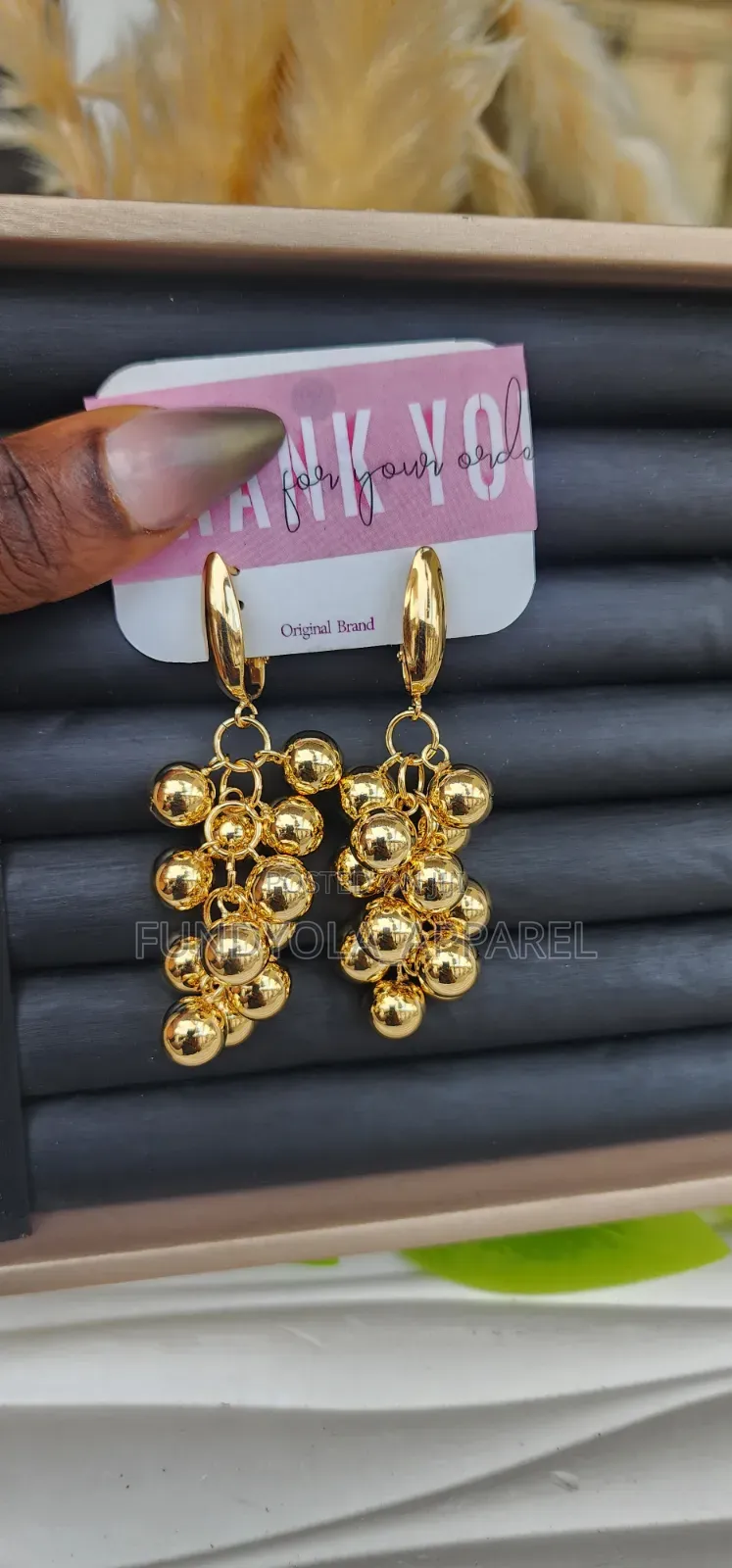Ball Drop Clip on Earrings