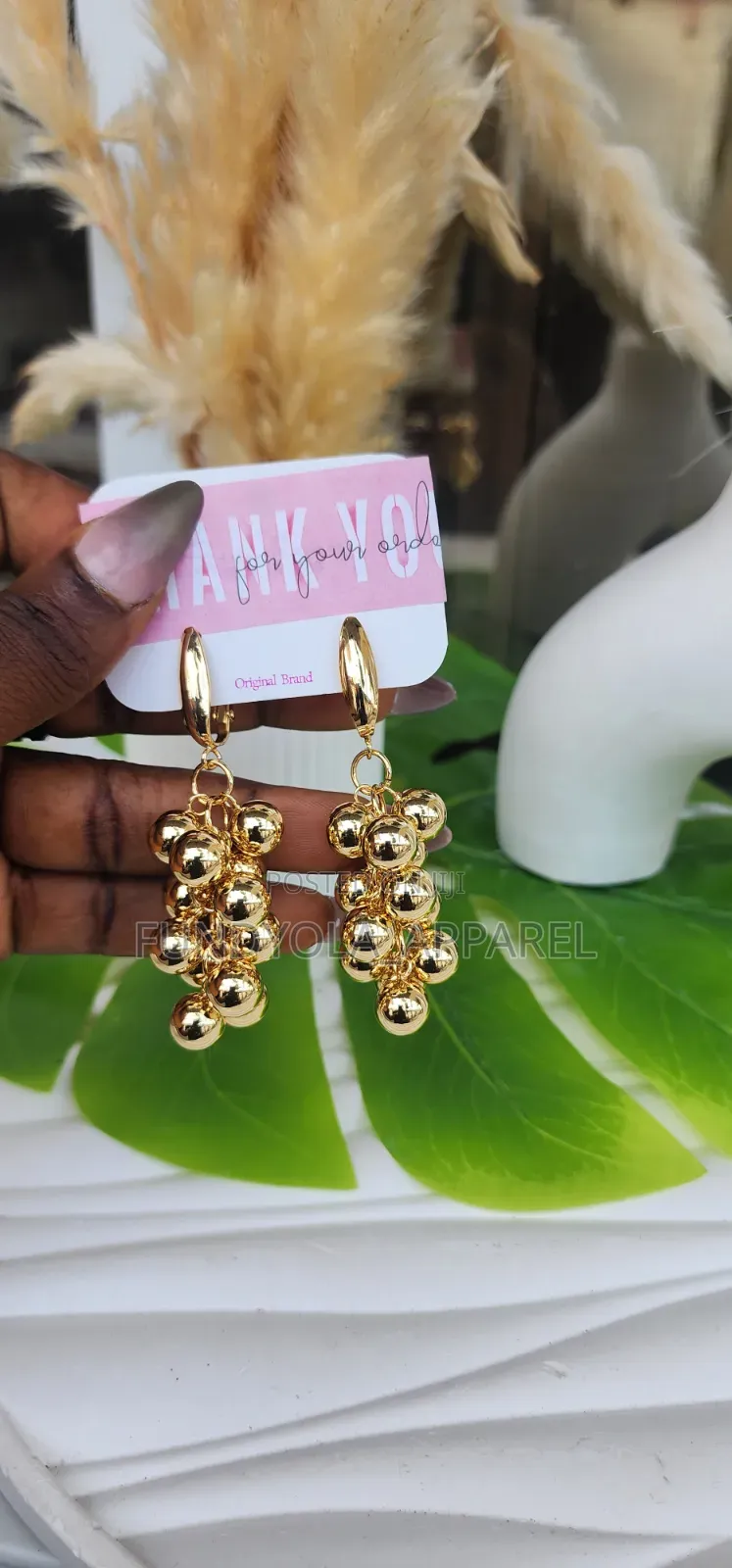 Ball Drop Clip on Earrings