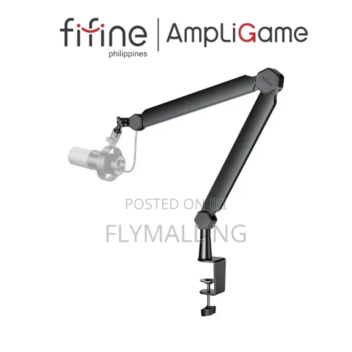 Fifine Bm66 Mic Arm Stand, Microphone Boom Arm With Desk Clamp