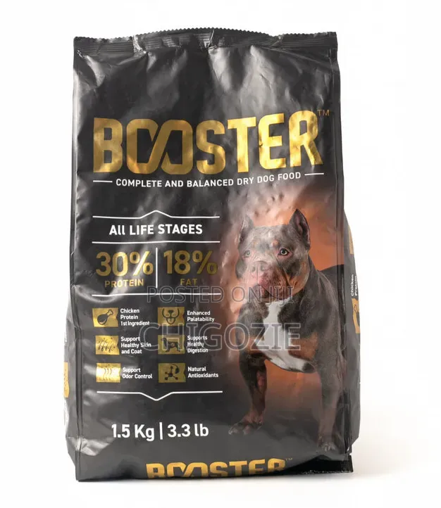 Mini Size 1.5kg Booster Dry Dog Food for All Life Stages