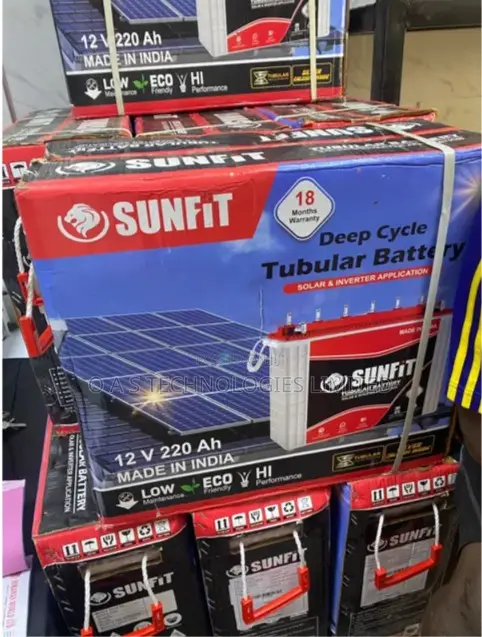 Sunfit Inverter Solar Battery 220ah 12v