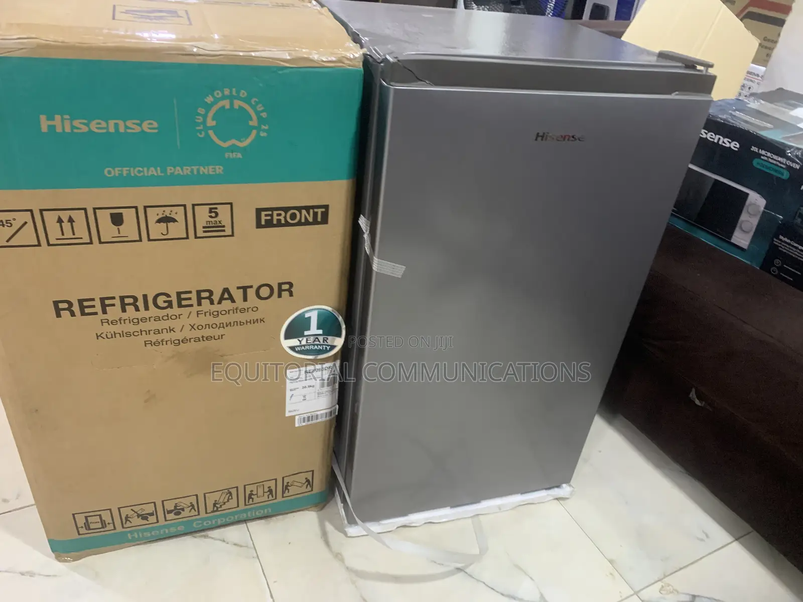 Hisense 093dr 90 Litres Silver Single Door Refrigerator