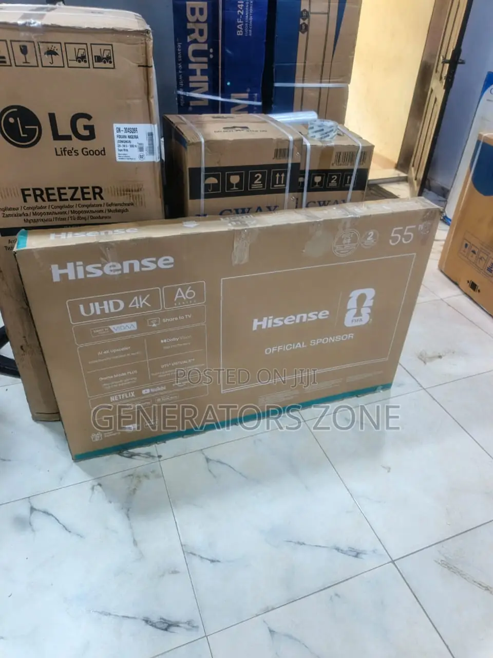Hisense 55 Inch Smart Tv Model 55a6q – Crystal Clear Ultra Hd Enter