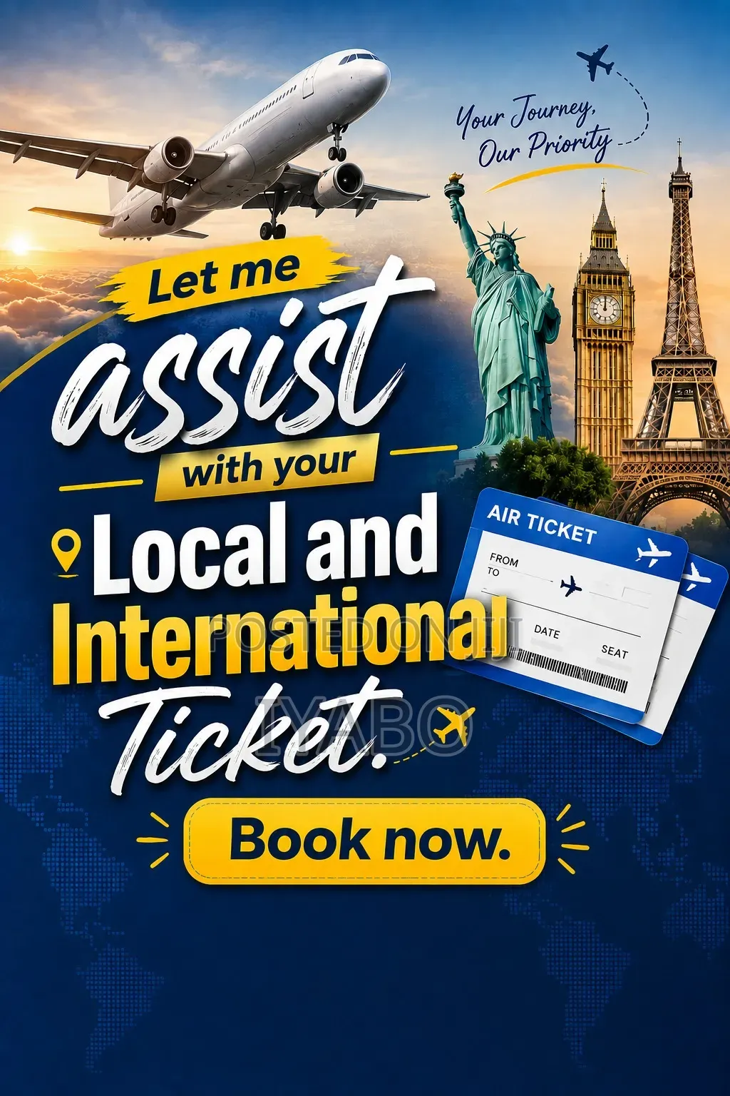 Local and International Flight Ticket