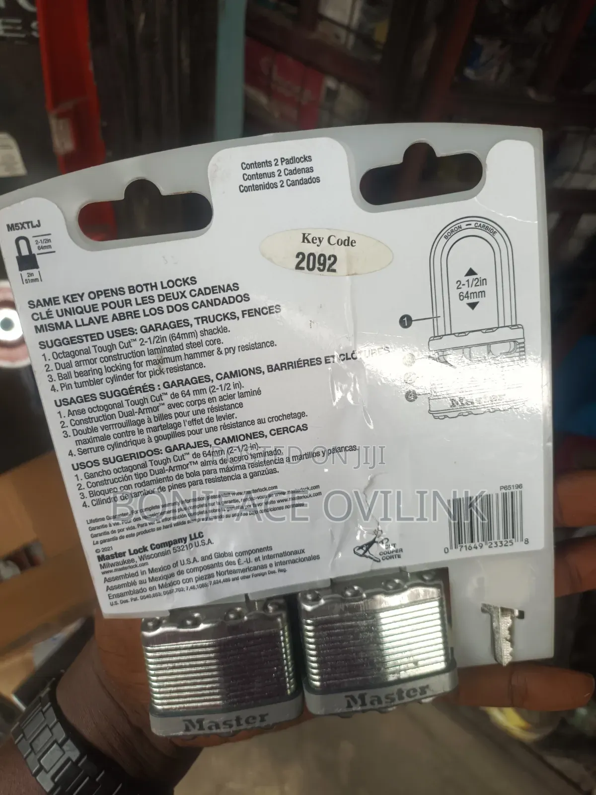 Master Lock Combination Heavy Duty Boron Carbide