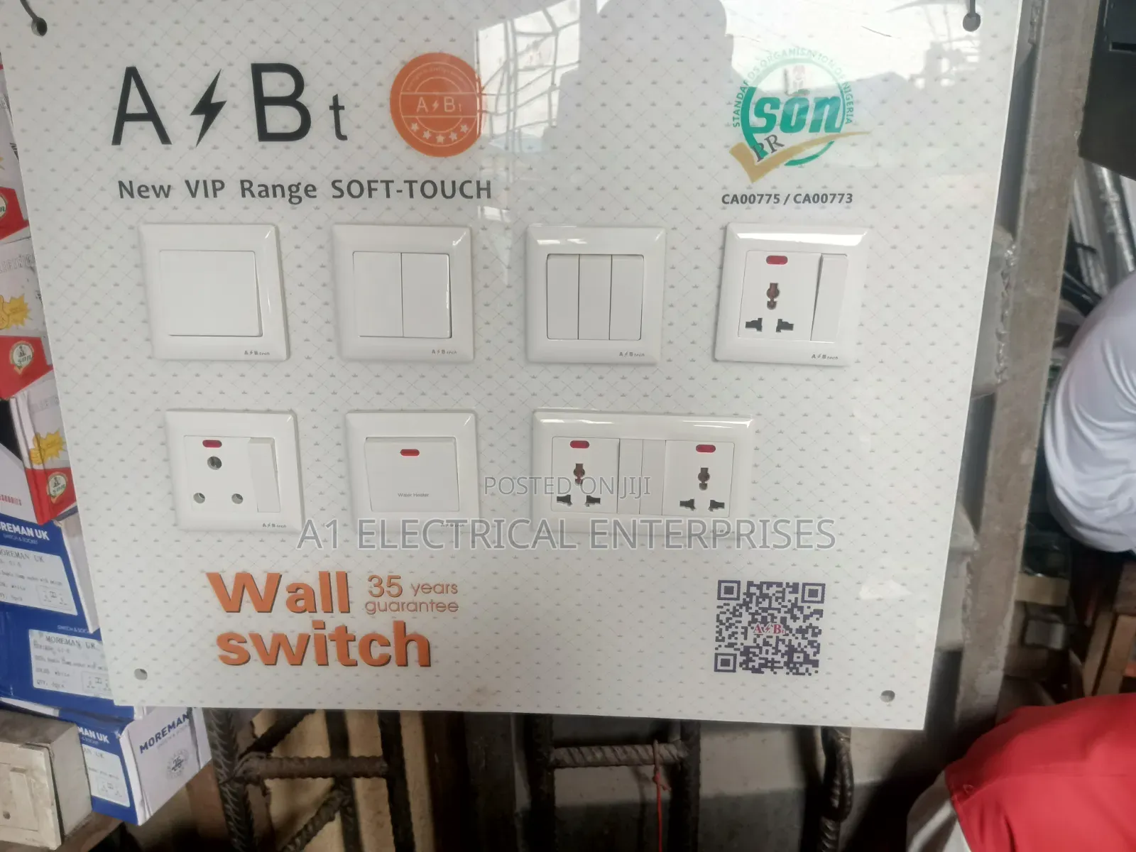 A BTW Quality White Sockets Switches