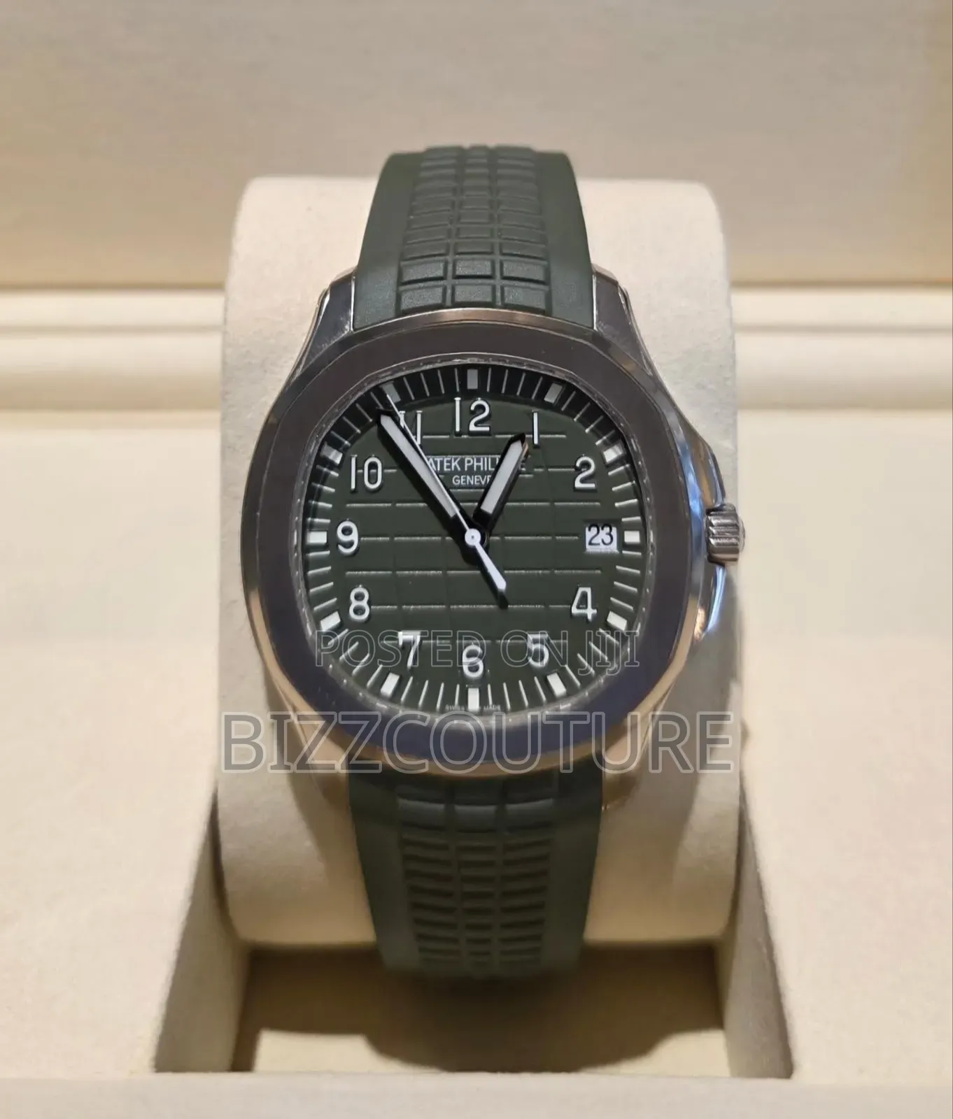 Super Clone Patek Philippe Rubber Strap Watch Available in Store