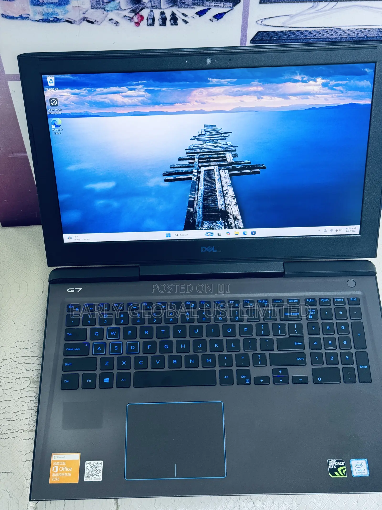 Laptop Dell G7 15 7588 16GB Intel Core i7 SSD 512GB