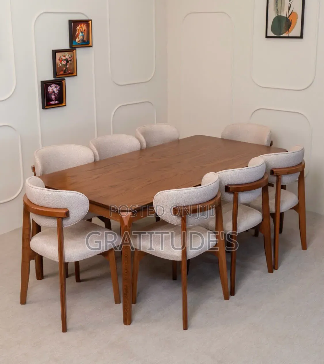 Quality Wooden Dining Table Set 6 Seater