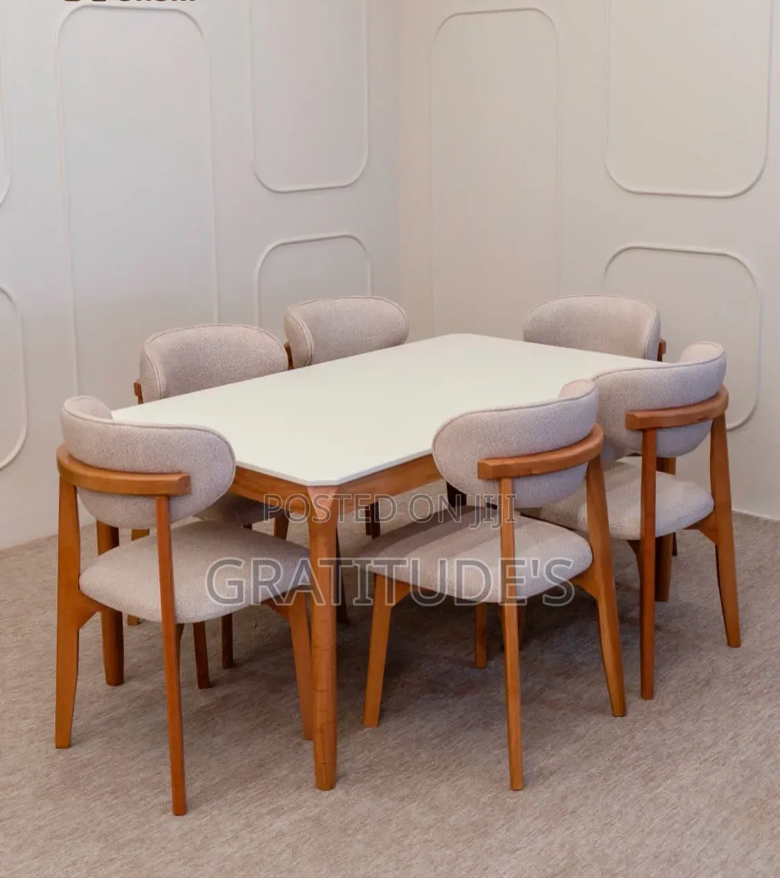 Quality Wooden Dining Table Set 6 Seater